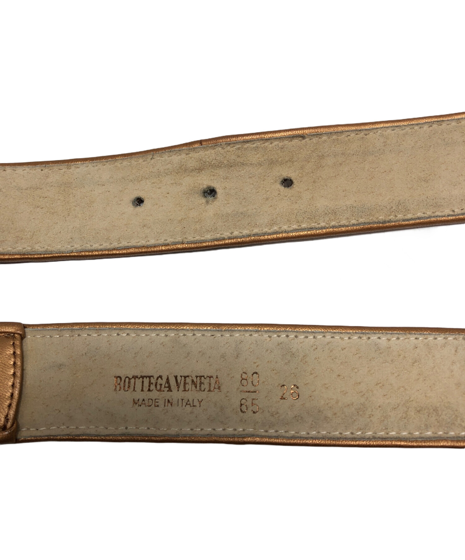 BOTTEGA VENETA 編み込みベルト 85cm 中古・古着通販】BOTTEGA VENETA (ボッテガベネタ) 編み込みベルト