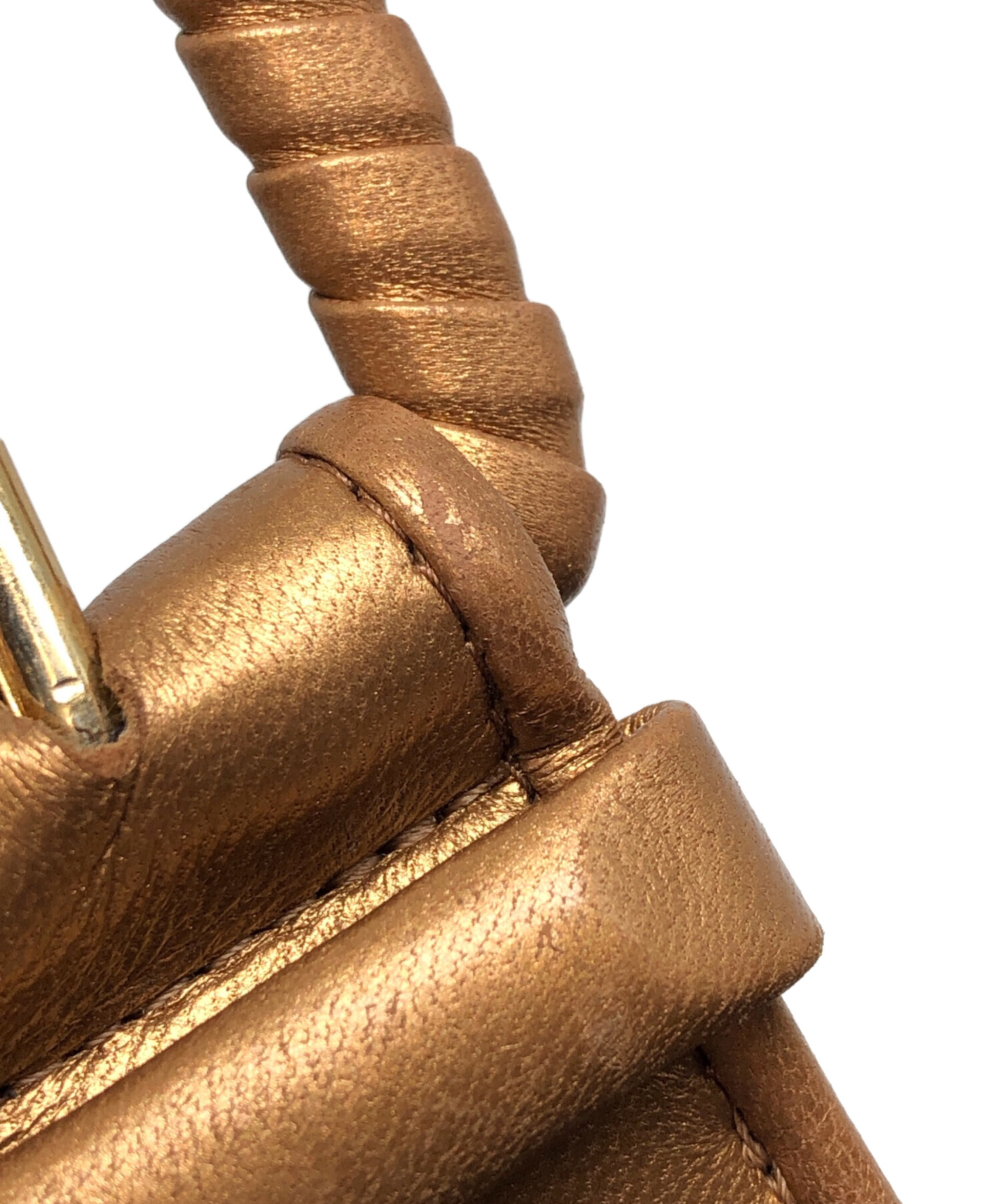 中古・古着通販】BOTTEGA VENETA (ボッテガベネタ) 編み込みベルト