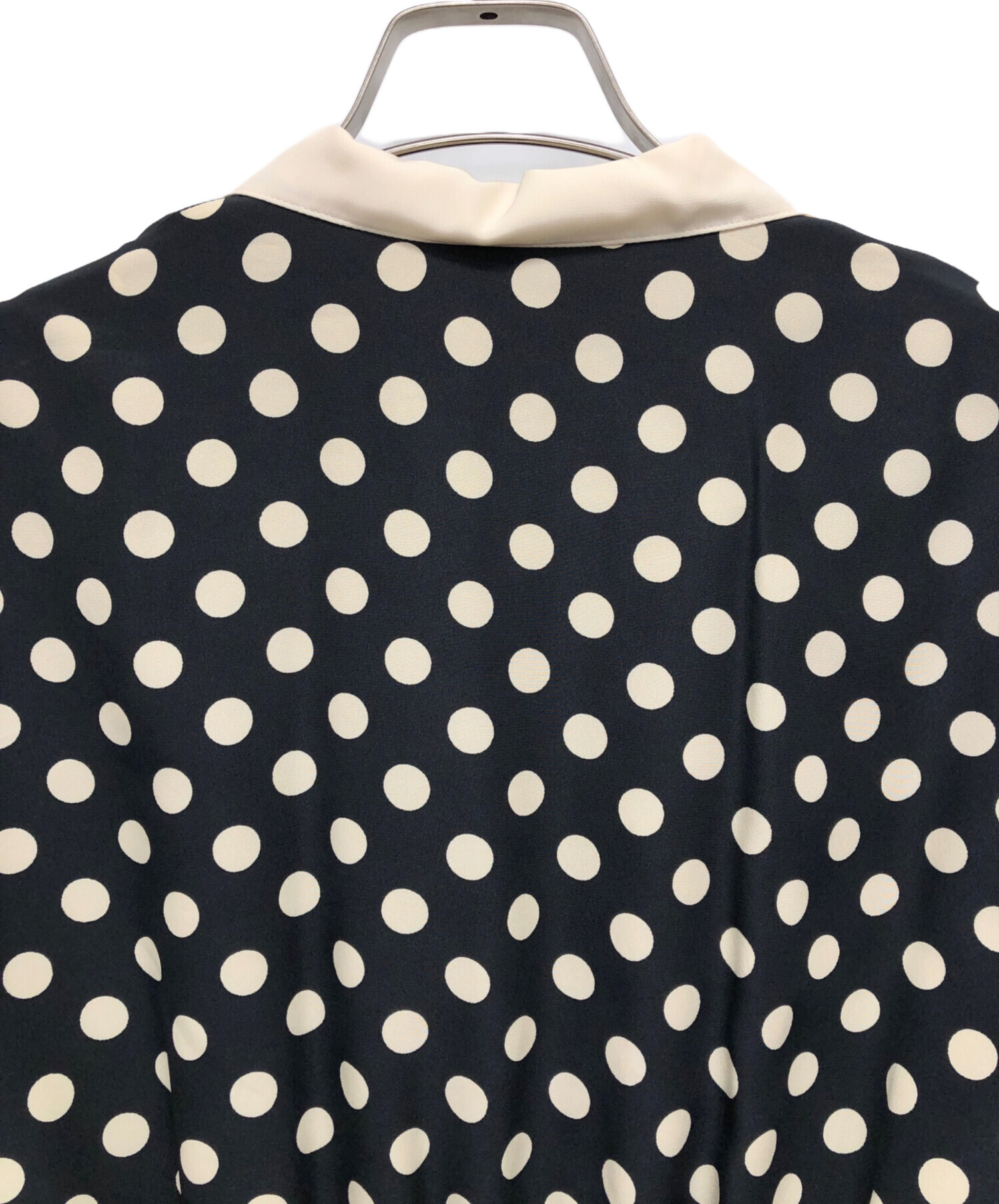 インゲボルグ　ブラック小花柄ワンピース セール】 【OUTLET】くちなし小紋pt.ワンピース （ロング