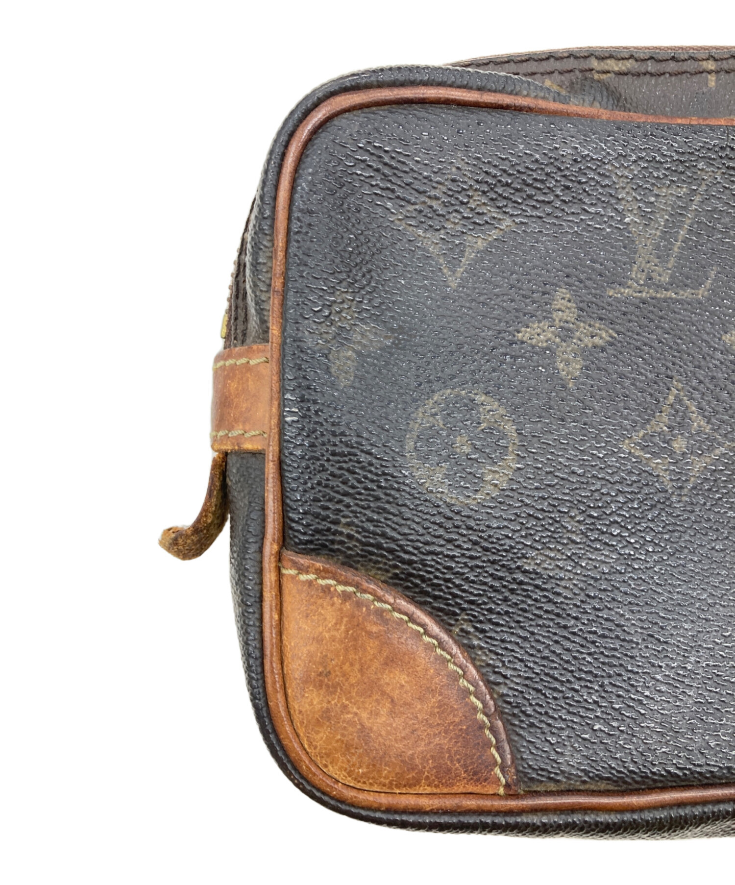 LOUIS VUITTON ルイヴィトン モノグラム セカンドバッグ ブラウン 中古・古着通販】LOUIS VUITTON (ルイ ヴィトン) セカンドバッグ
