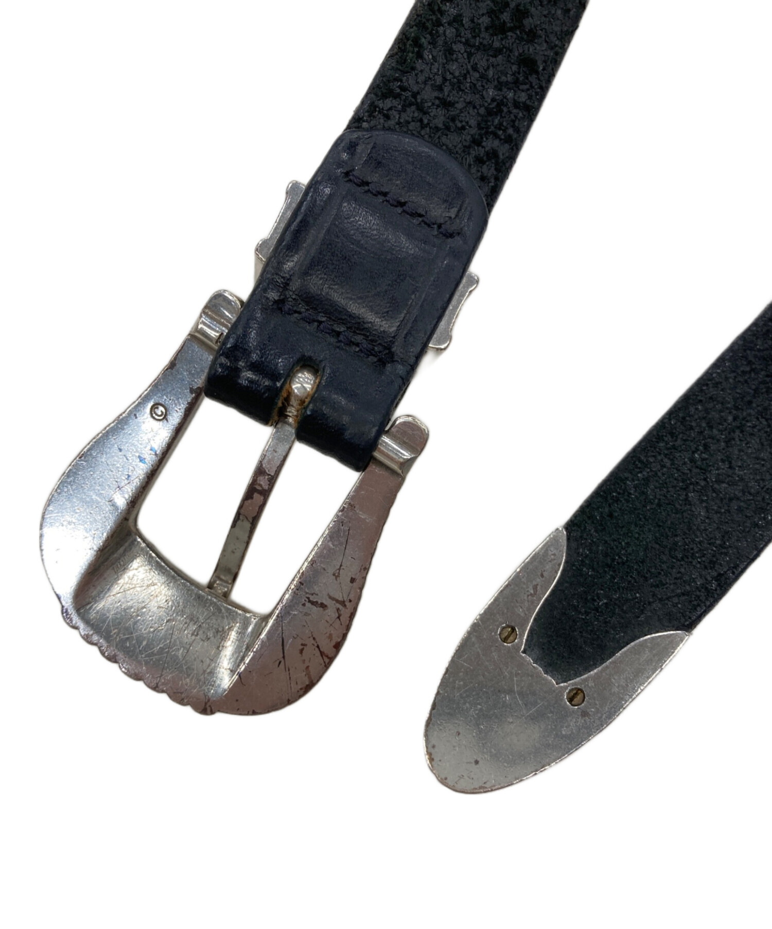 中古・古着通販】TORY LEATHER (トリーレザー) Sliver Buckle Belt