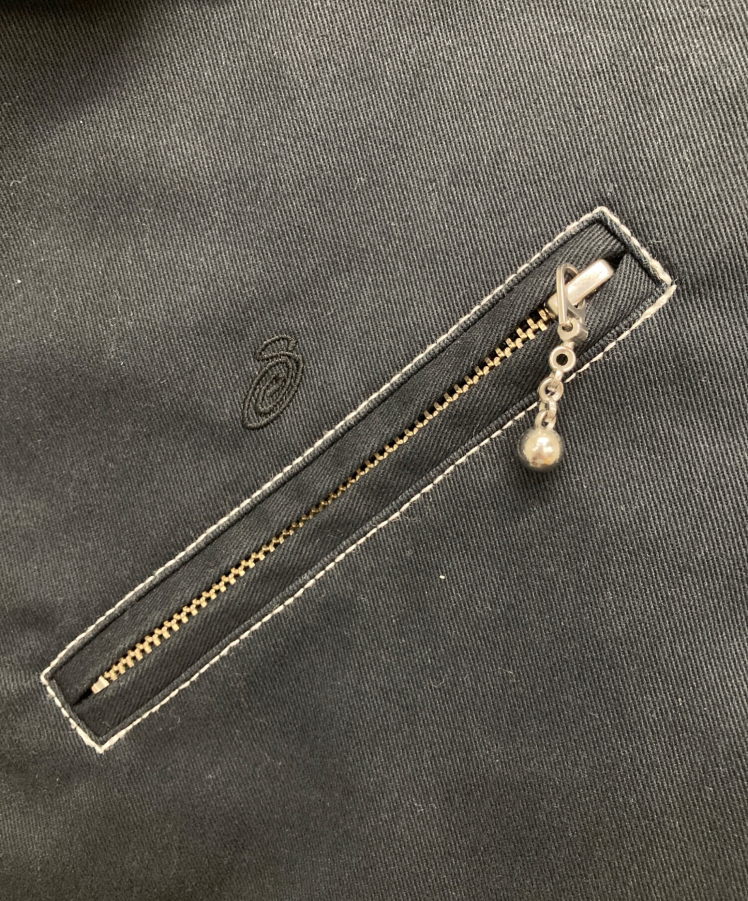 中古・古着通販】stussy (ステューシー) TWILL MOTO ZIP JACKET