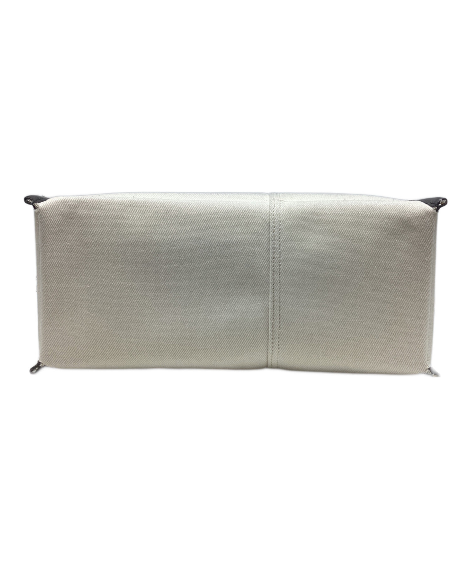 J&M DAVIDSON ハンドバッグ バブーシュカ キャンバス ホワイト 中古・古着通販】J&M DAVIDSON (ジェイ＆エム デヴィッドソン