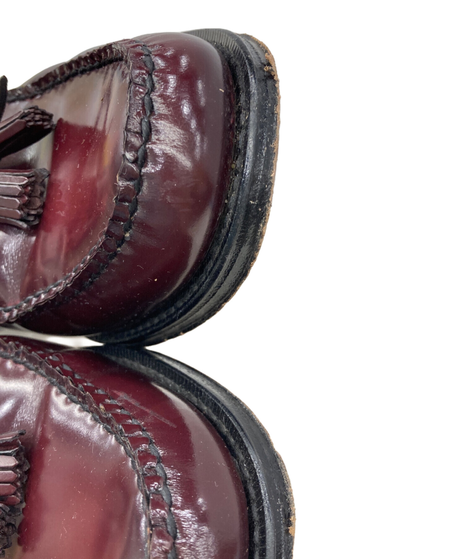 中古・古着通販】G.H.BASS (ジーエイチバス) コインローファー ワイン