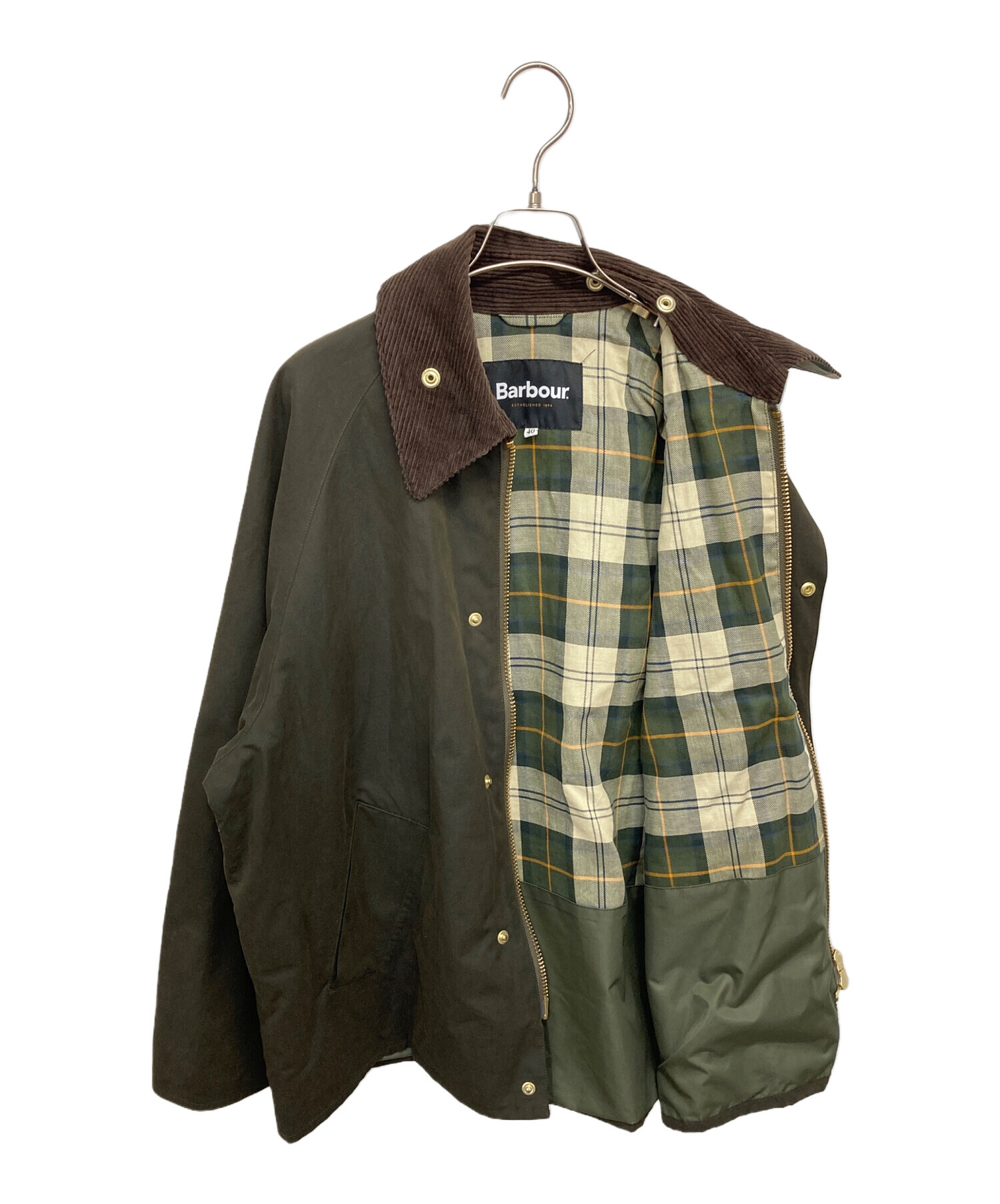 カ*ズ様 Barbour TRANSPORT JACKET オリーブ 中古・古着通販】Barbour (バブアー) TRANSPORT JACKET オリーブ