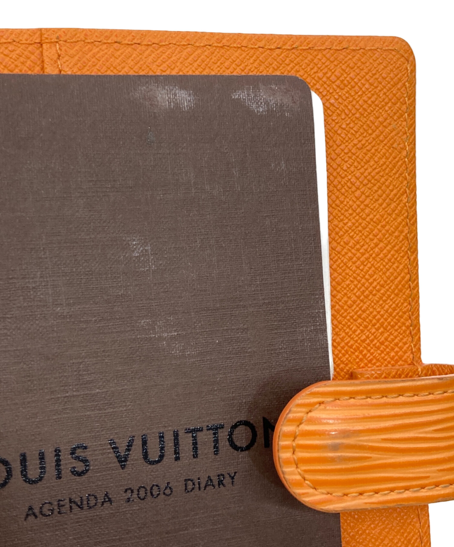 中古・古着通販】LOUIS VUITTON (ルイ ヴィトン) 手帳カバー オレンジ