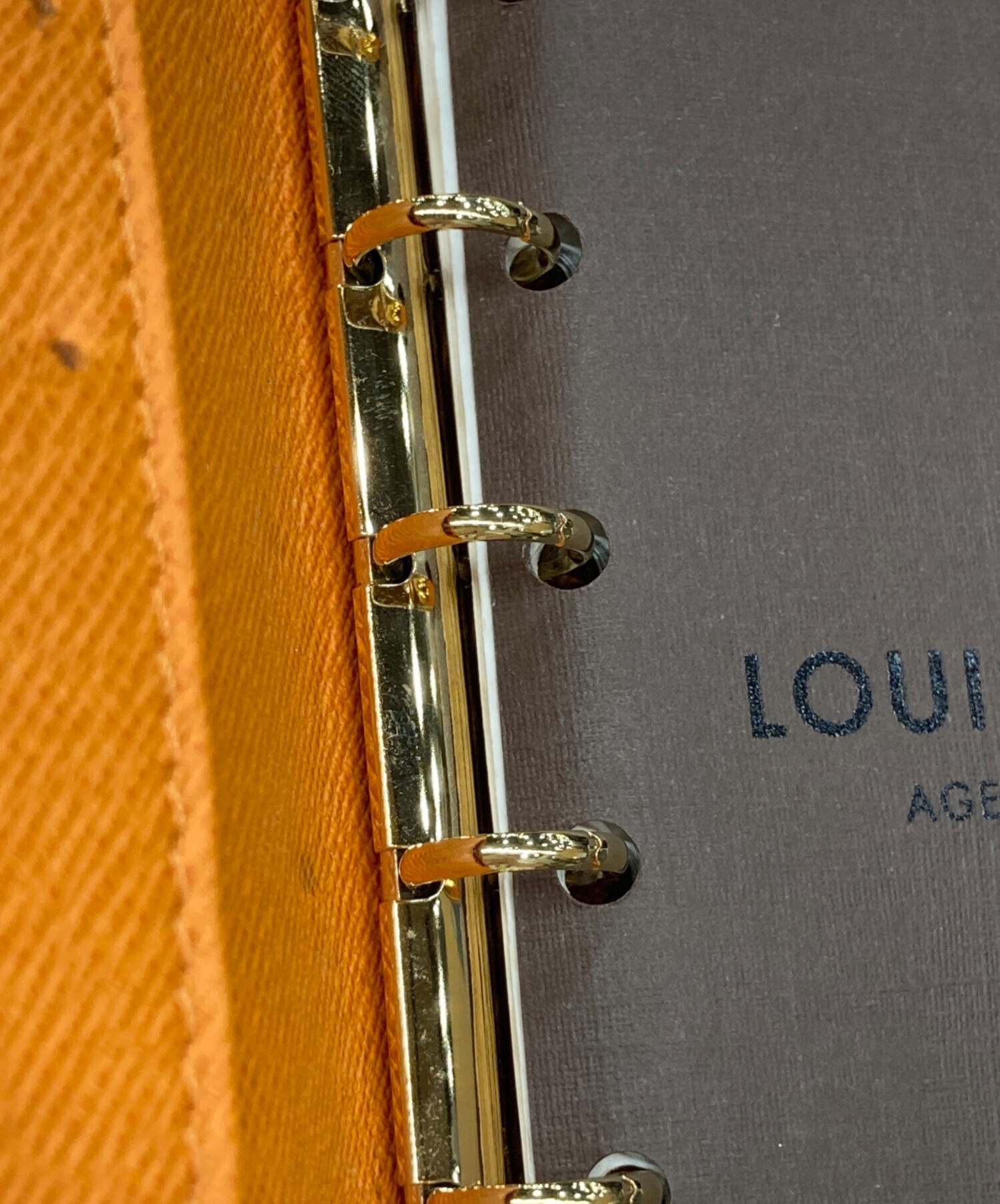 中古・古着通販】LOUIS VUITTON (ルイ ヴィトン) 手帳カバー オレンジ