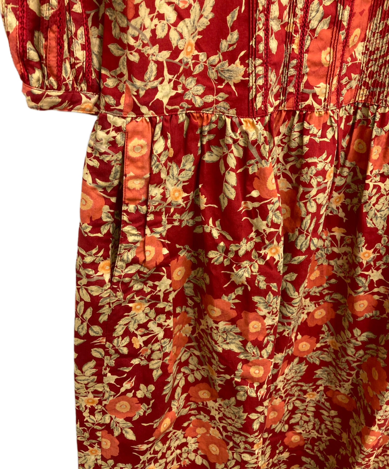 中古・古着通販】PINK HOUSE (ピンクハウス) リボン付花柄ロング
