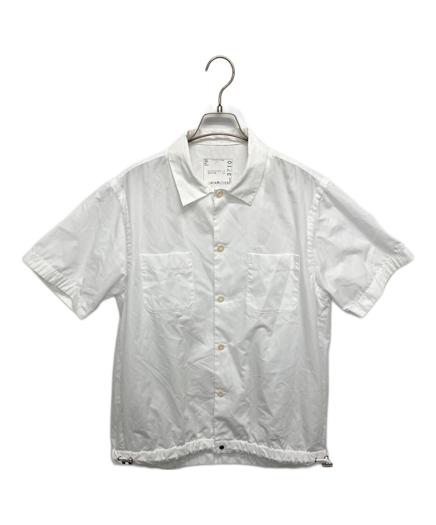 中古・古着通販】sacai (サカイ) Cotton Poplin Shirt ホワイト サイズ