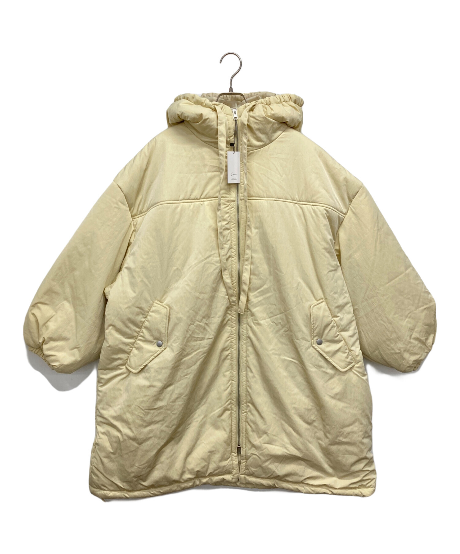 中古・古着通販】Lumier (リュミエ) 中綿コート アイボリー サイズ:M 