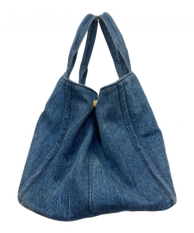 中古・古着通販】PRADA (プラダ) カナパトートバッグ インディゴ