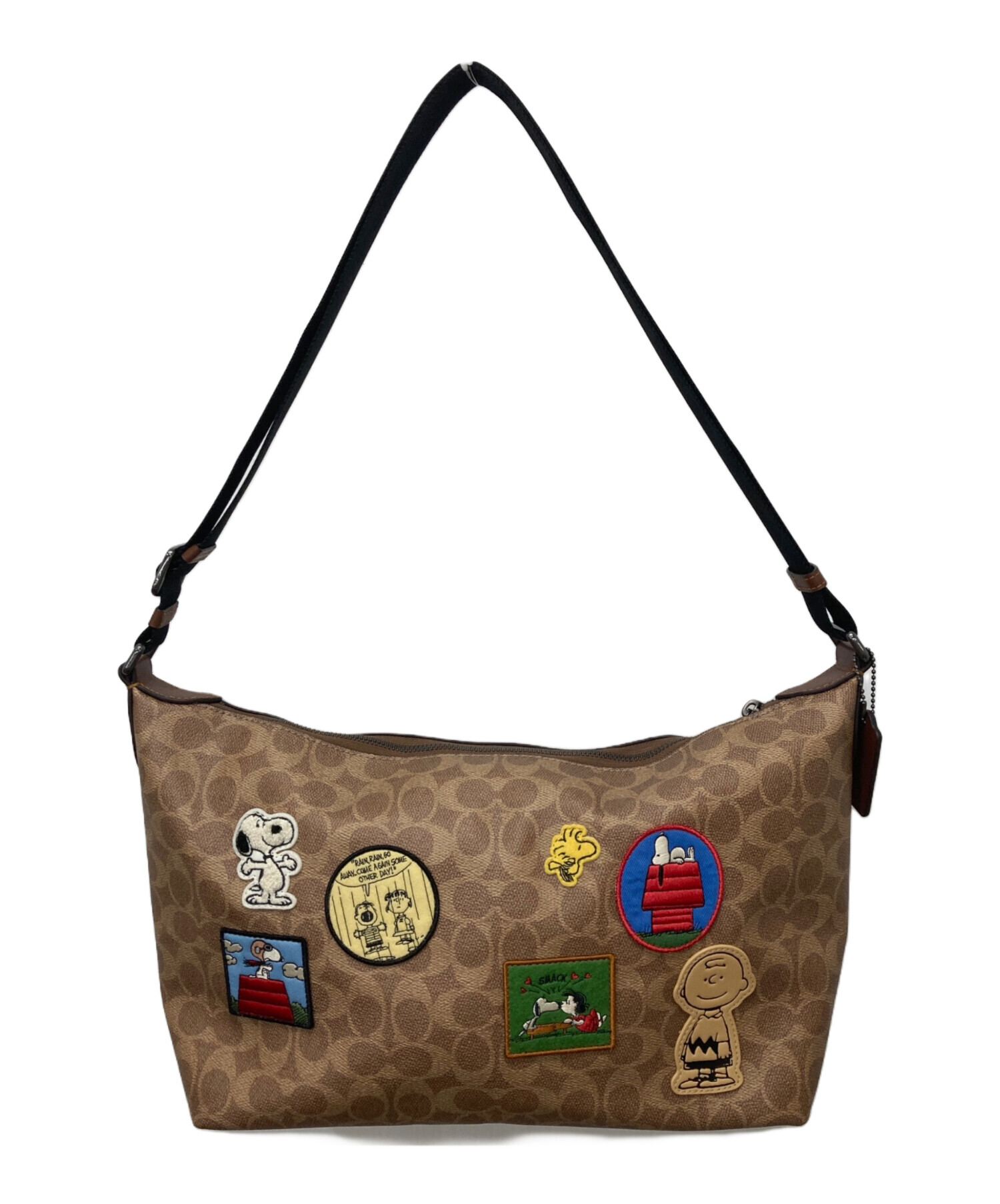 【美品】COACH×PEANUTS コーチ×ピーナッツ ウエストバッグ 超激レア 中古・古着通販】COACH (コーチ) PEANUTS (ピーナッツ) フィンクロス