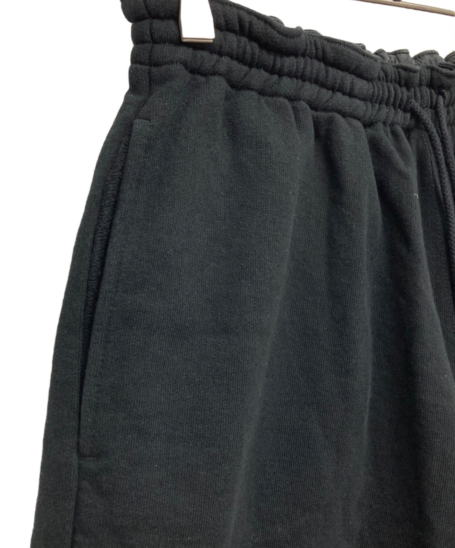 【J】コムデギャルソンオム ブラック スウェットハーフパンツ 中古・古着通販】COMME des GARCONS HOMME (コムデギャルソン オム