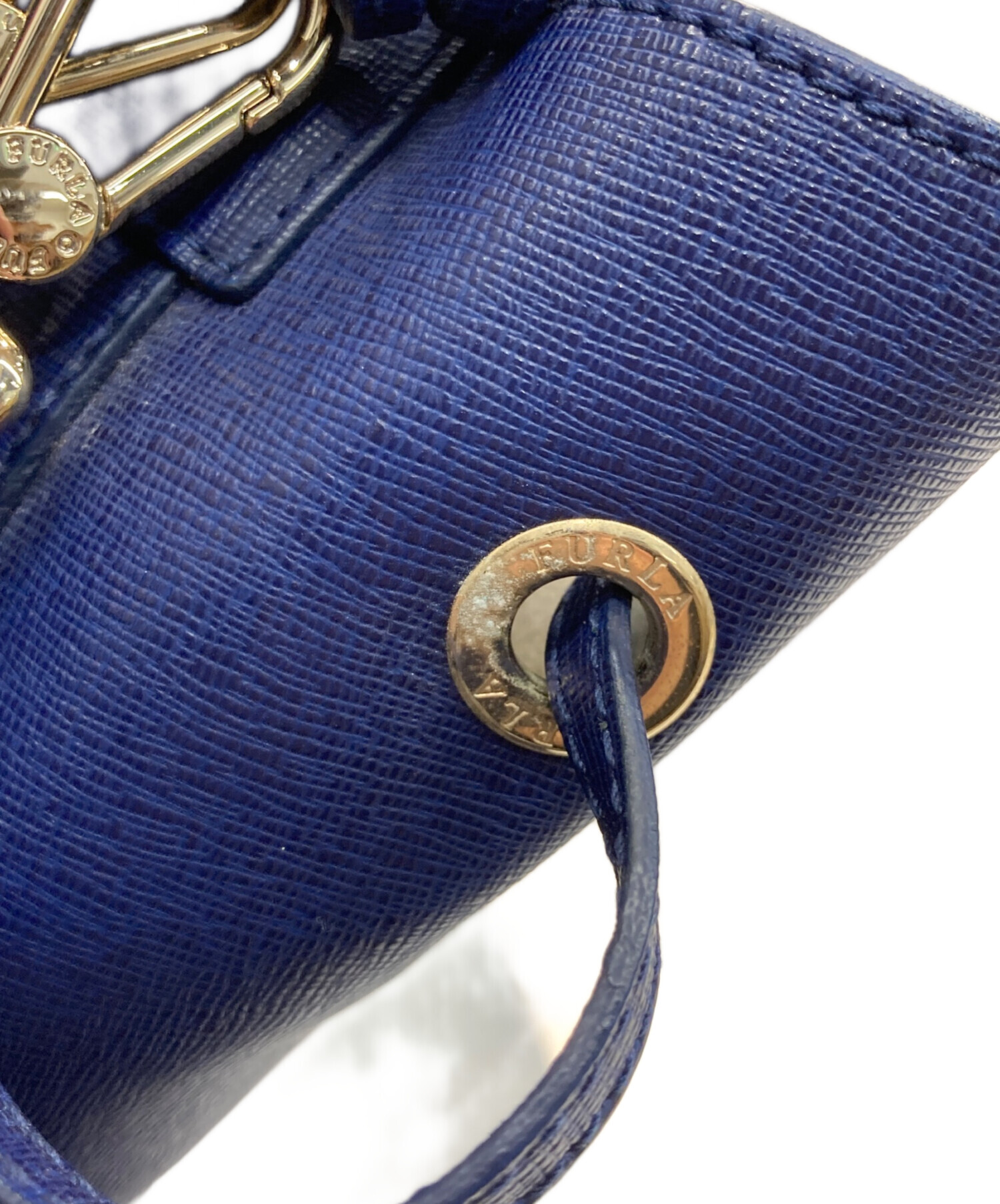 中古・古着通販】FURLA (フルラ) ステイシー/2WAY巾着バッグ ブルー