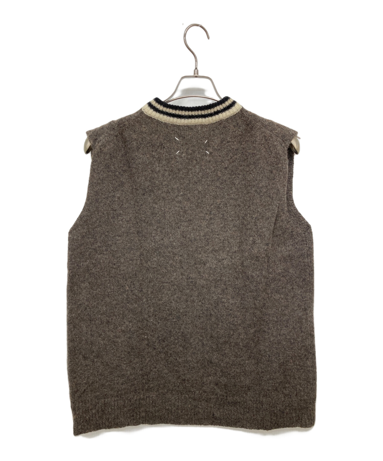 中古・古着通販】Maison Margiela (メゾンマルジェラ) Vネックウール 