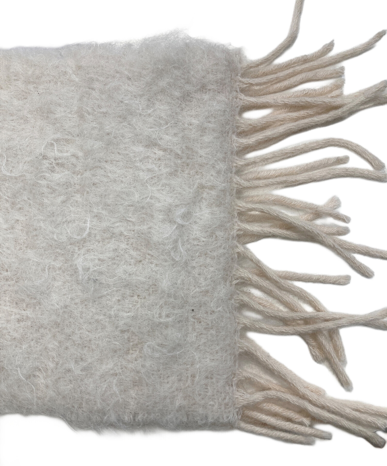 中古・古着通販】LOEWE (ロエベ) モヘアマフラー ホワイト