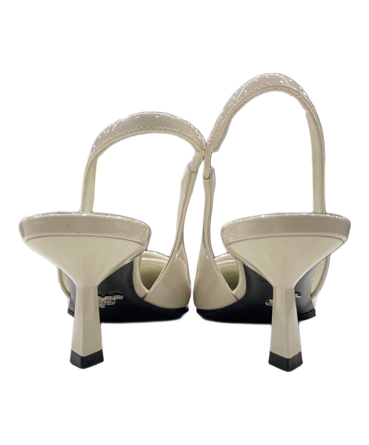 プラダ スリングバック パンプス 37 プラダ スリングバック パンプス