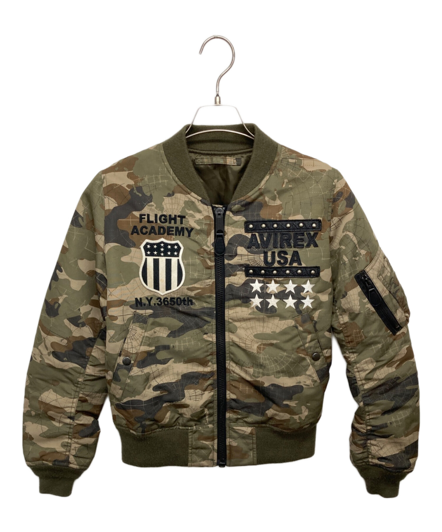 中古・古着通販】AVIREX (アヴィレックス) ワッペン刺繍リバーシブル