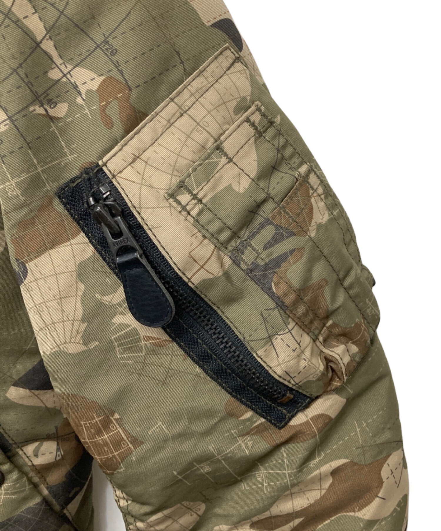 中古・古着通販】AVIREX (アヴィレックス) ワッペン刺繍リバーシブル