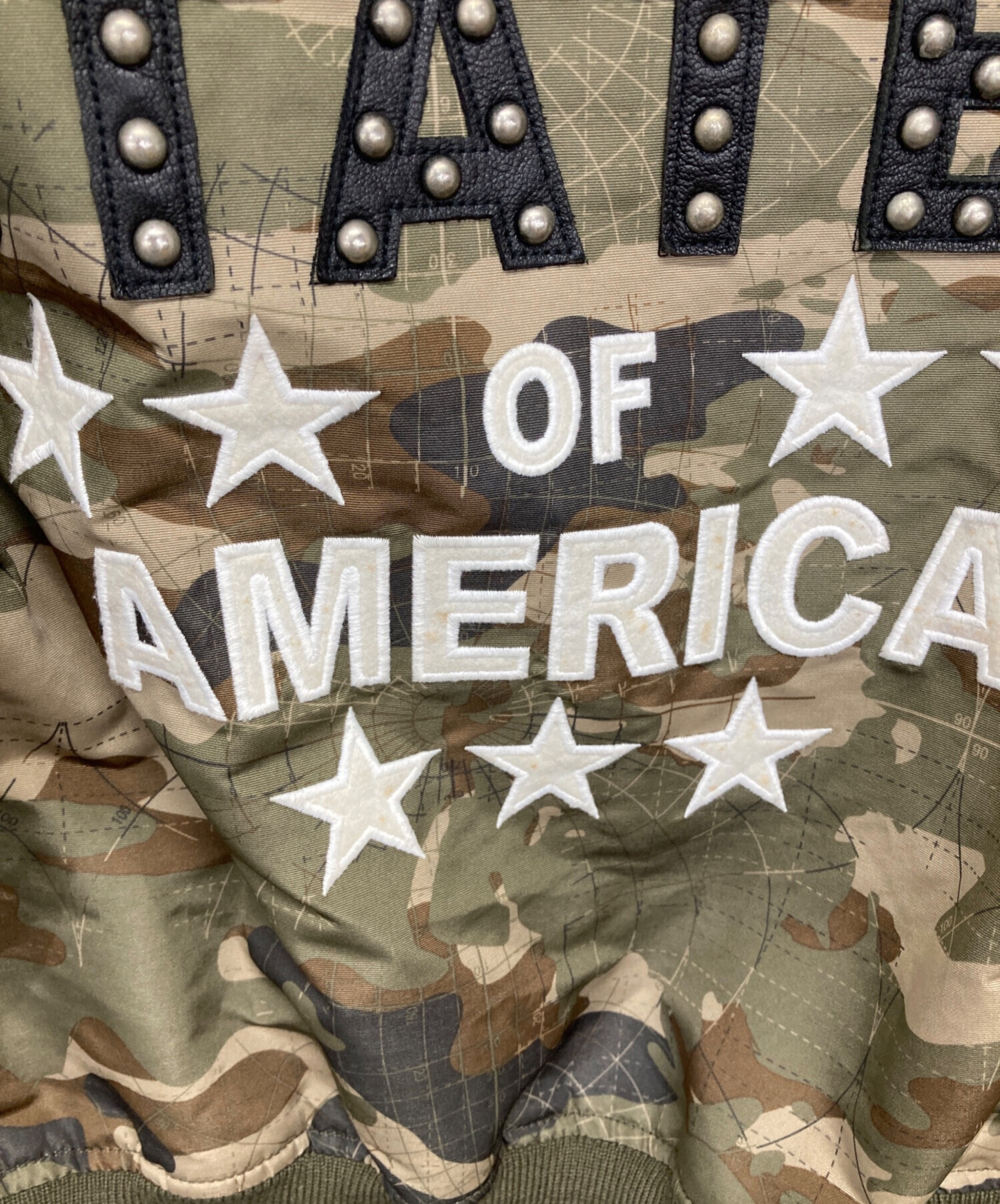 中古・古着通販】AVIREX (アヴィレックス) ワッペン刺繍リバーシブル