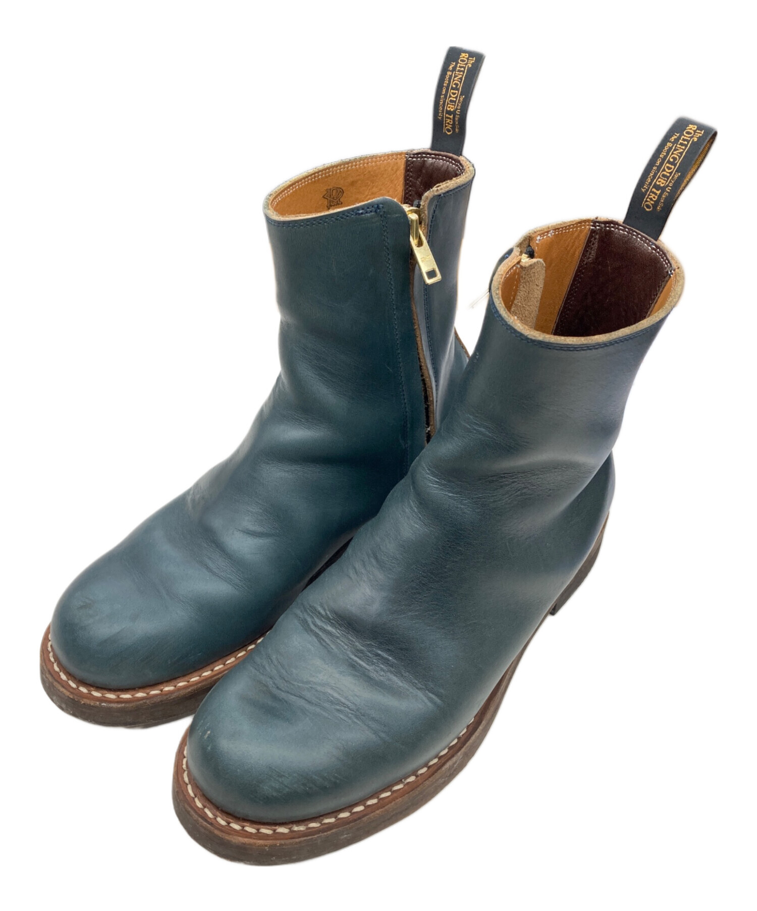 靴 ROLLING DUB TRIO CASPER OIL BLUE GREEN 中古・古着通販】ROLLING DUB TRIO (ローリングダブトリオ) CASPER