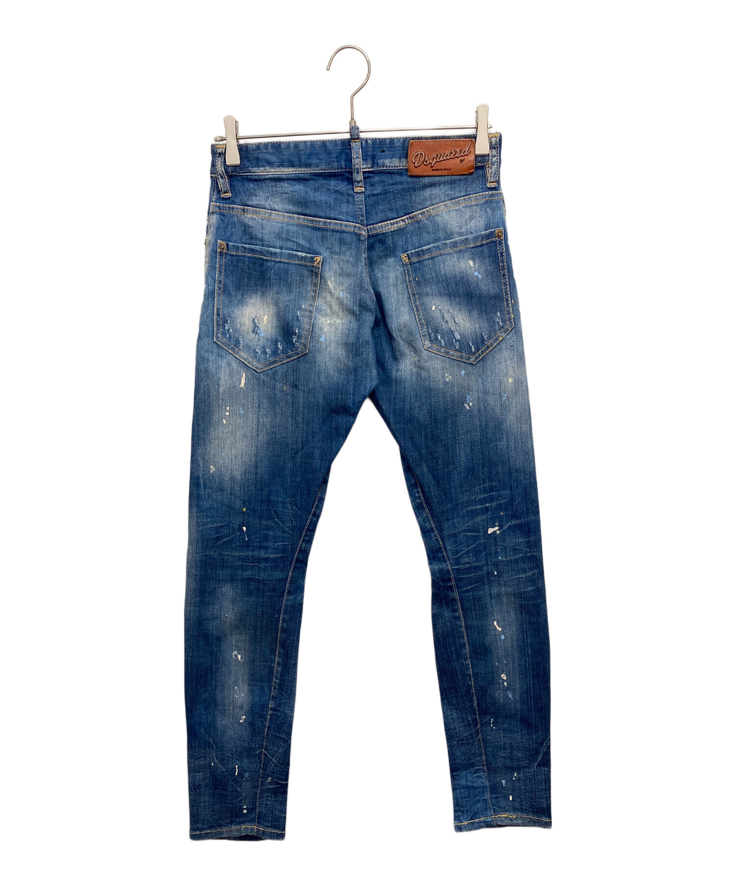 中古・古着通販】DSQUARED2 (ディースクエアード) ペンキ加工デニム