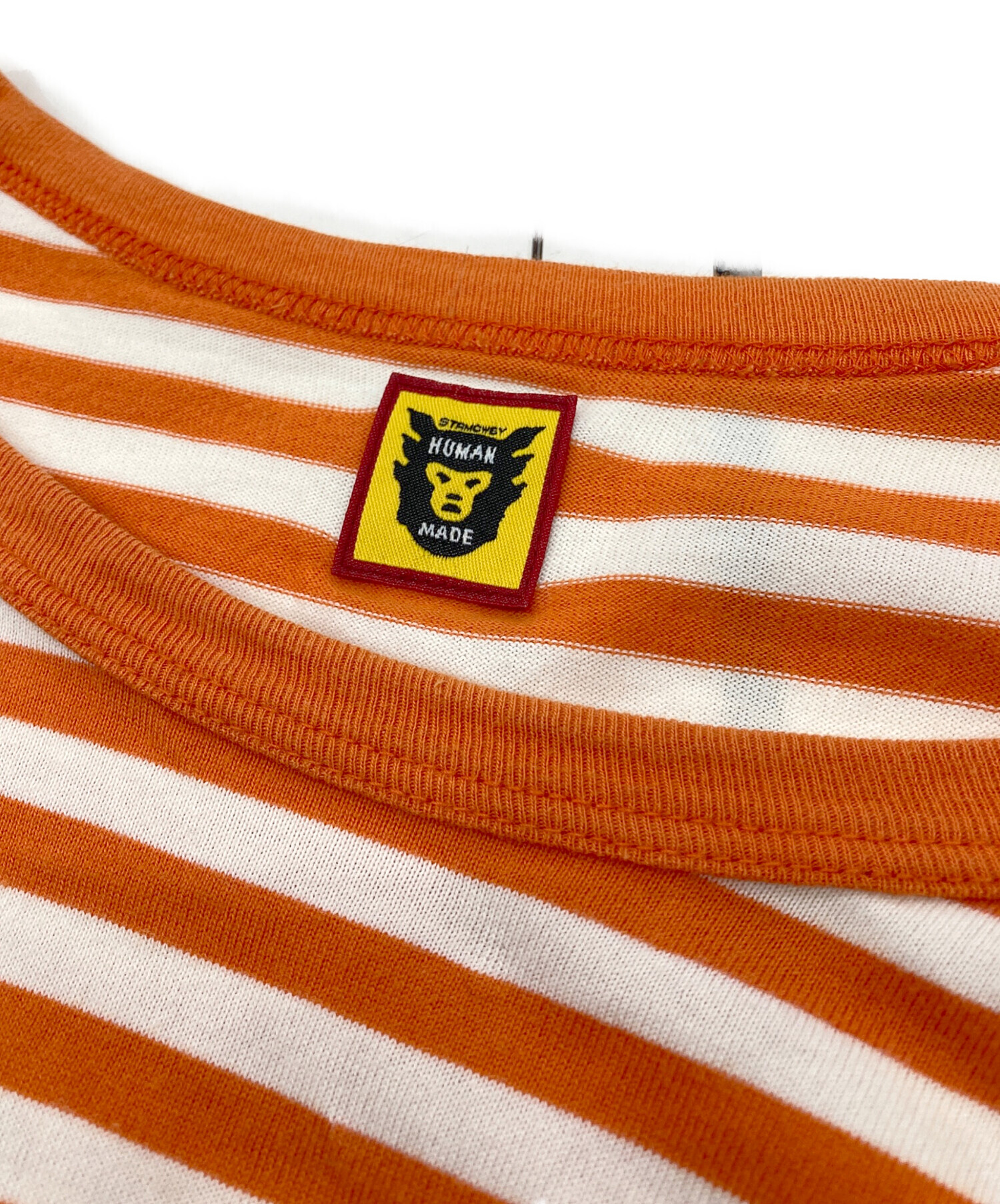 中古・古着通販】HUMAN MADE (ヒューマンメイド) ハートロゴボーダー
