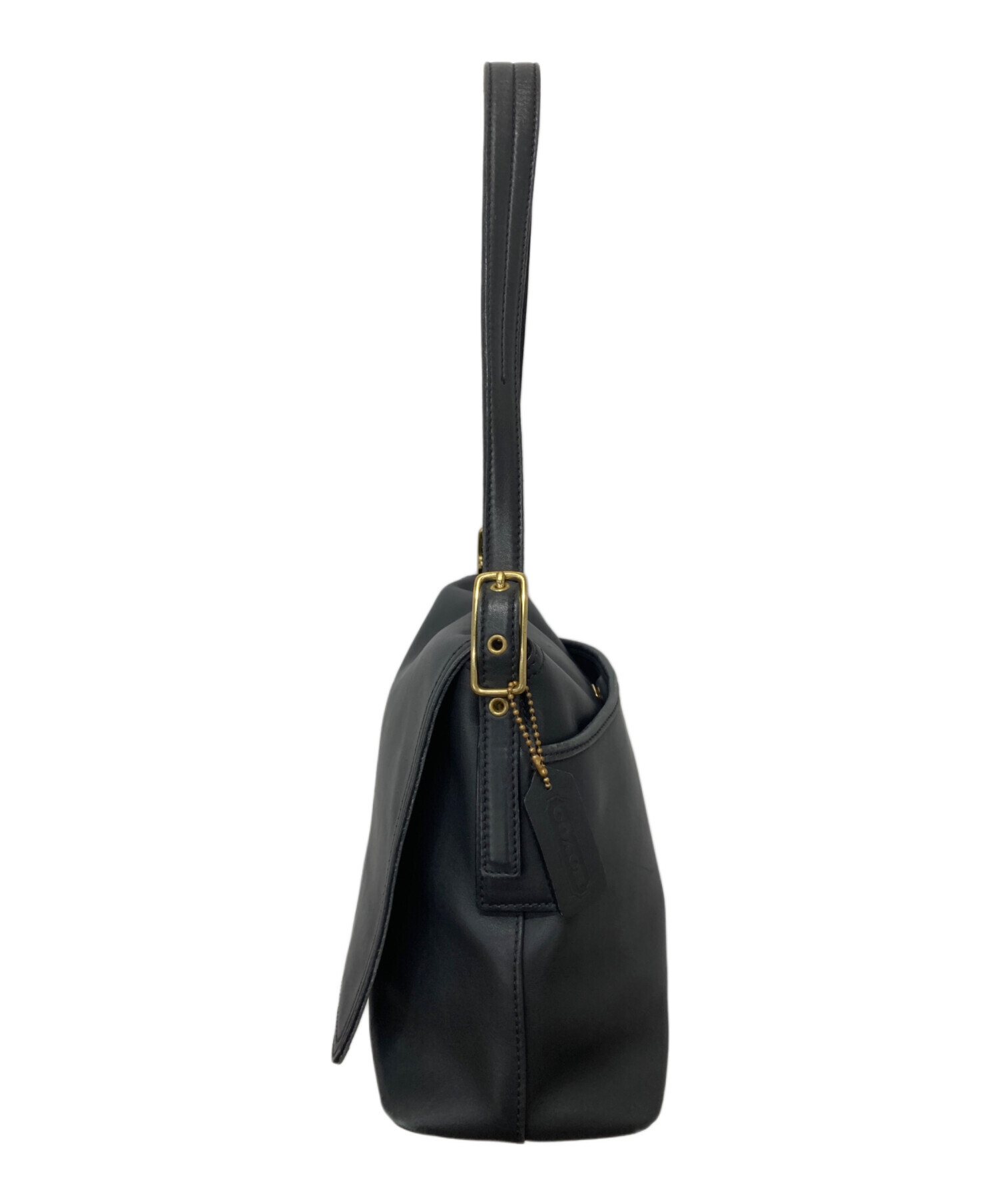 中古・古着通販】COACH (コーチ) レザーワンショルダーバッグ/オールド