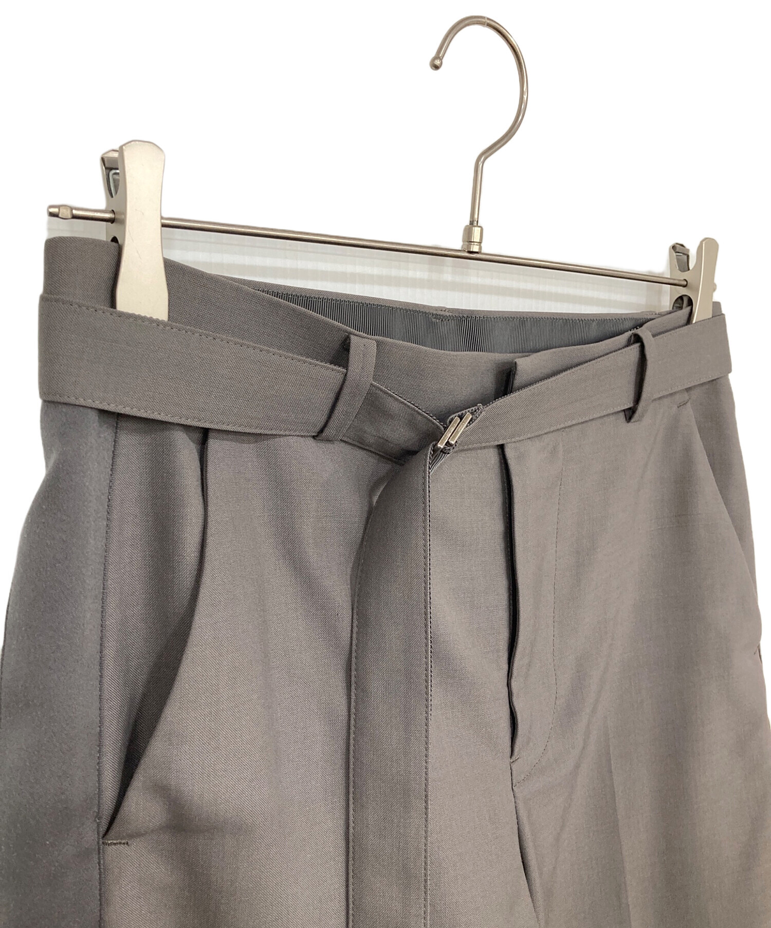 中古・古着通販】sacai (サカイ) Suiting Pants/ラインパンツ カーキ