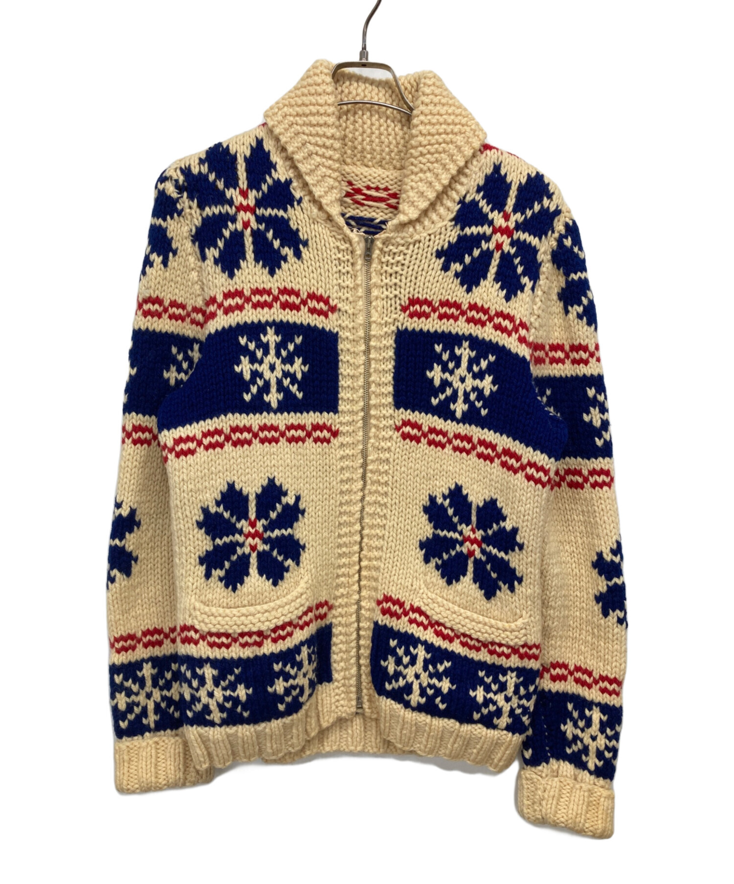 中古・古着通販】VINTAGE (ヴィンテージ) 60s雪柄カウチンニット