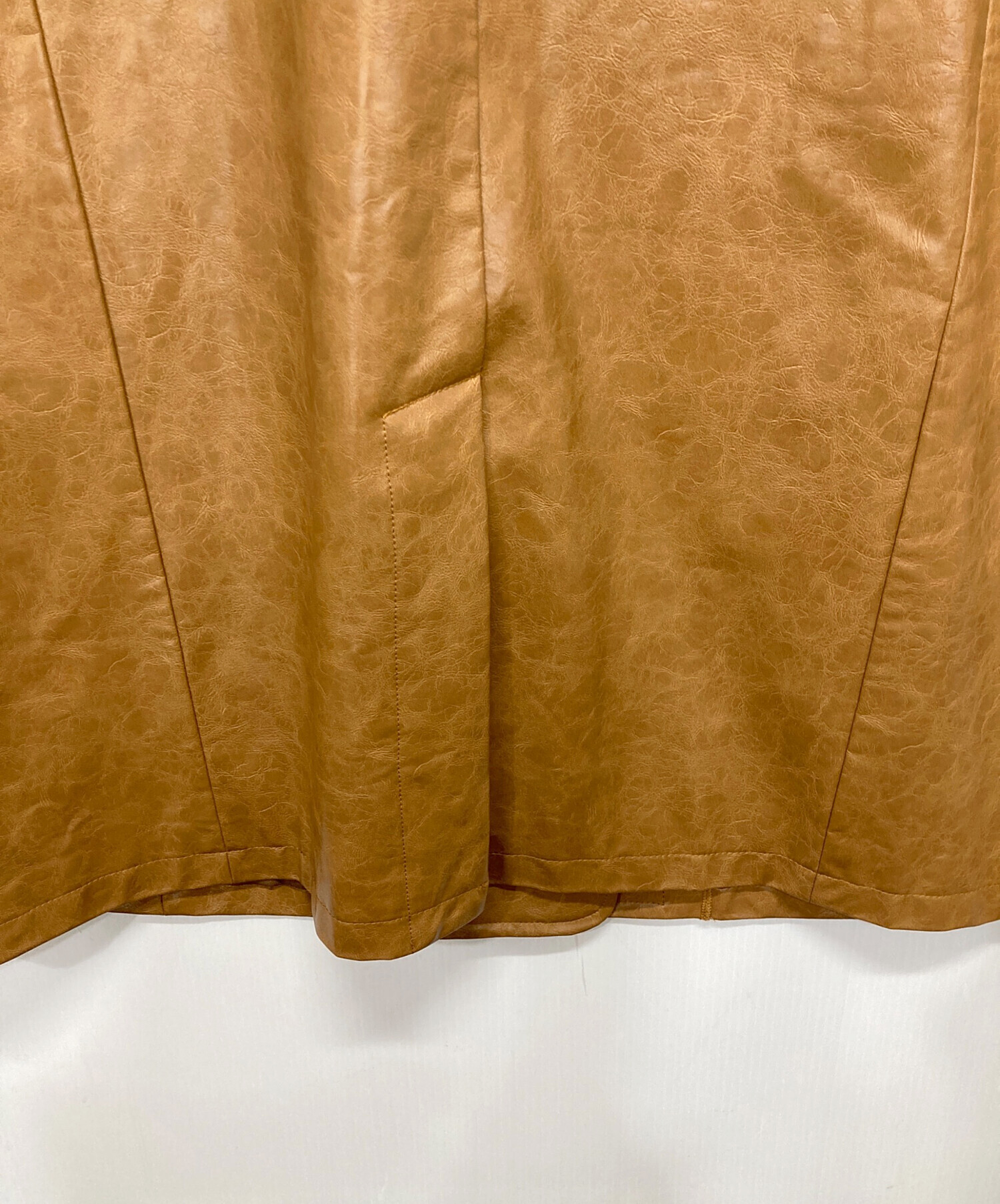 中古・古着通販】Ameri (アメリ) CRASH FAKE LEATHER N/S JACKET