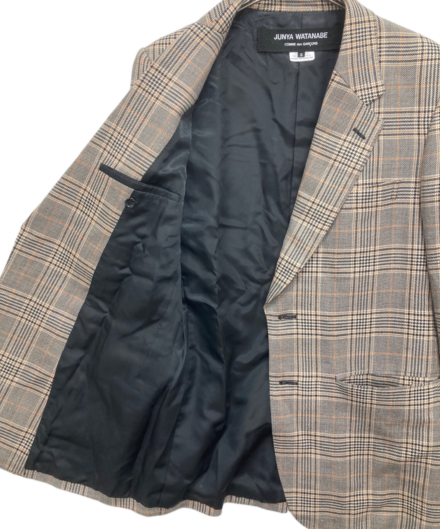 【送料無料】ジュンヤワタナベ　テーラードジャケット　グレンチェック 中古・古着通販】JUNYA WATANABE COMME des GARCONS ((ジュンヤ