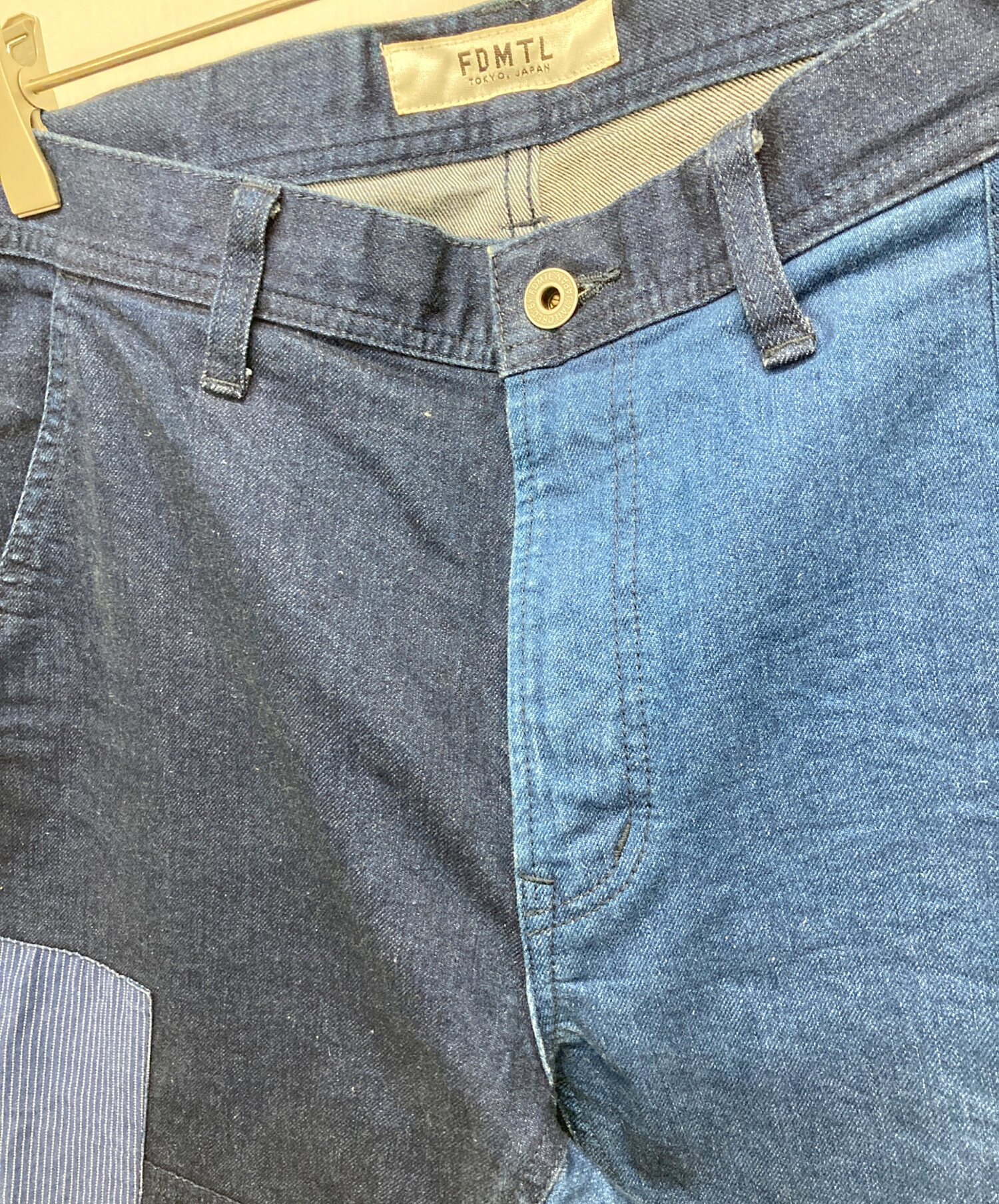 中古・古着通販】FDMTL (ファンダメンタル) パッチワークデニムパンツ