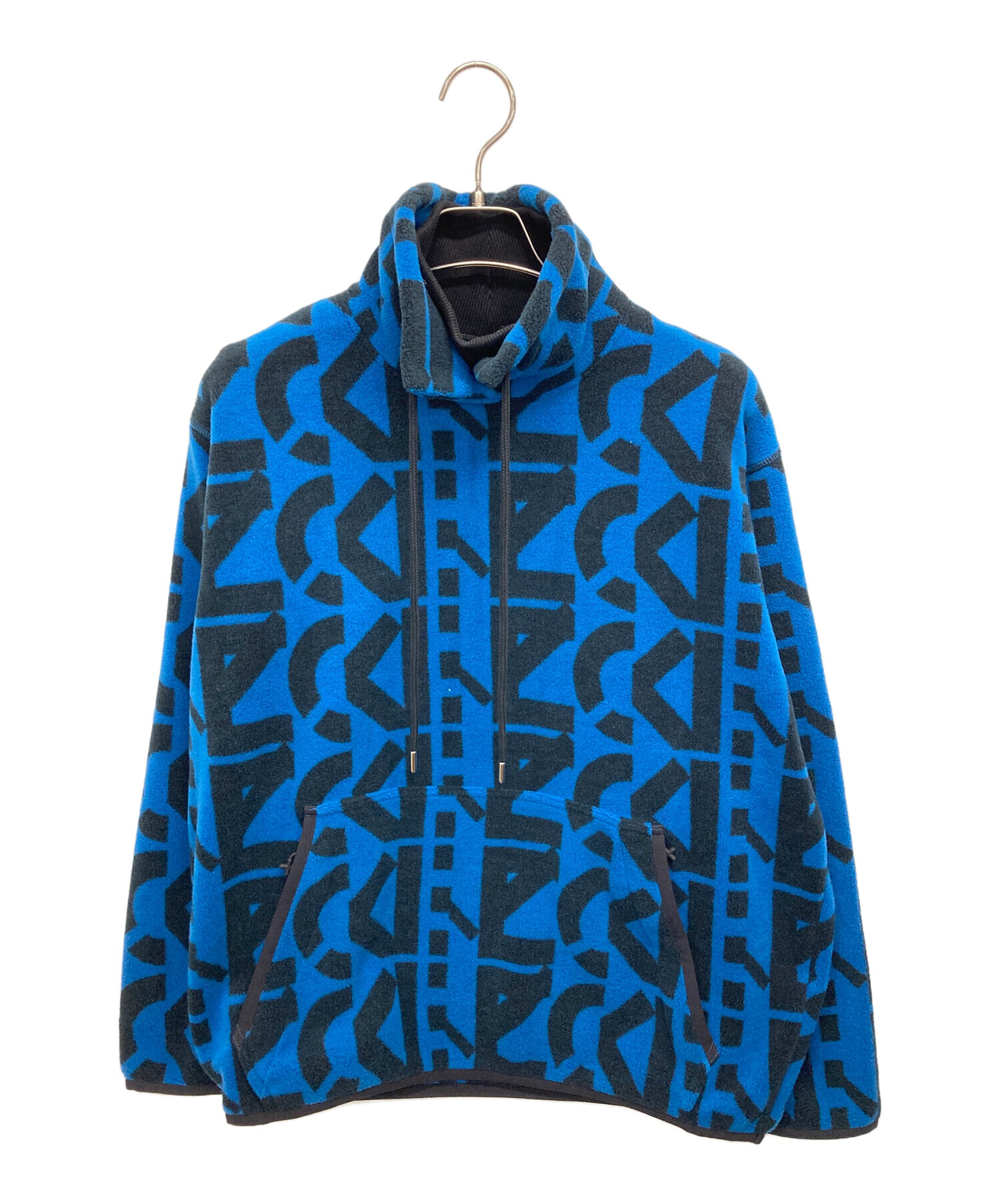 中古・古着通販】KENZO (ケンゾー) 総柄フリースPOジャケット ブルー