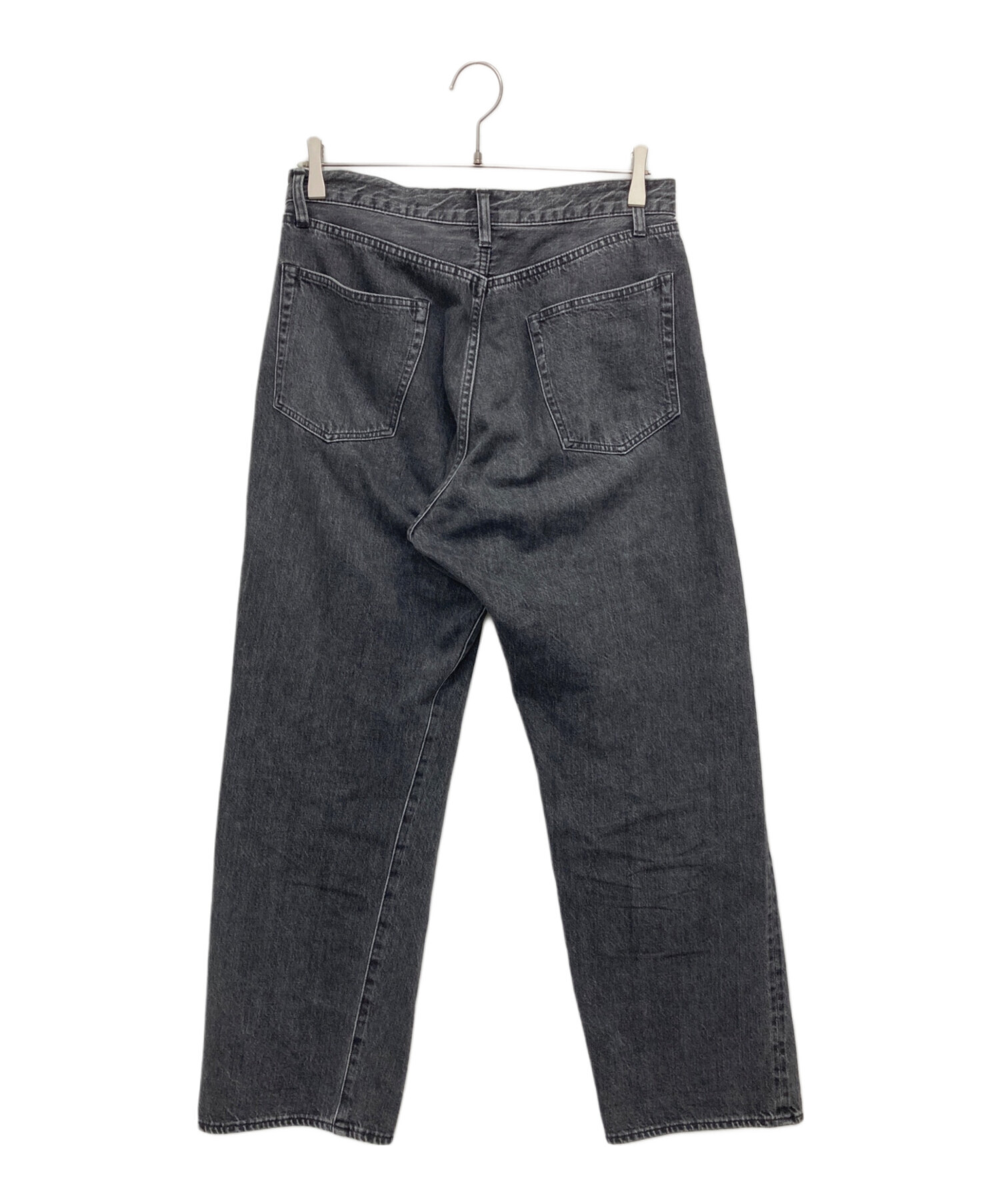 中古・古着通販】ULTERIOR (アルテリア) WASHED SELVEDGE BLACK DENIM 