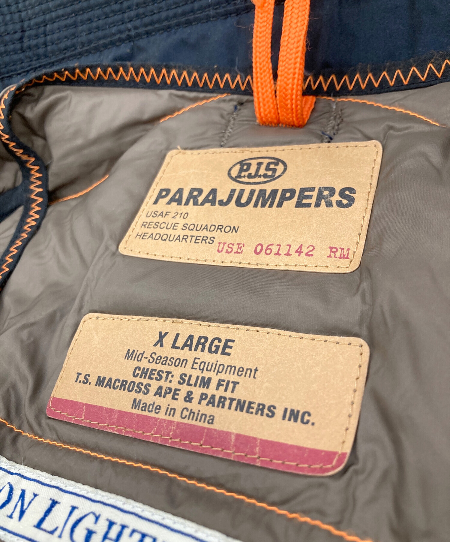 中古・古着通販】PARAJUMPERS (パラジャンパーズ) ライナー付ダウン
