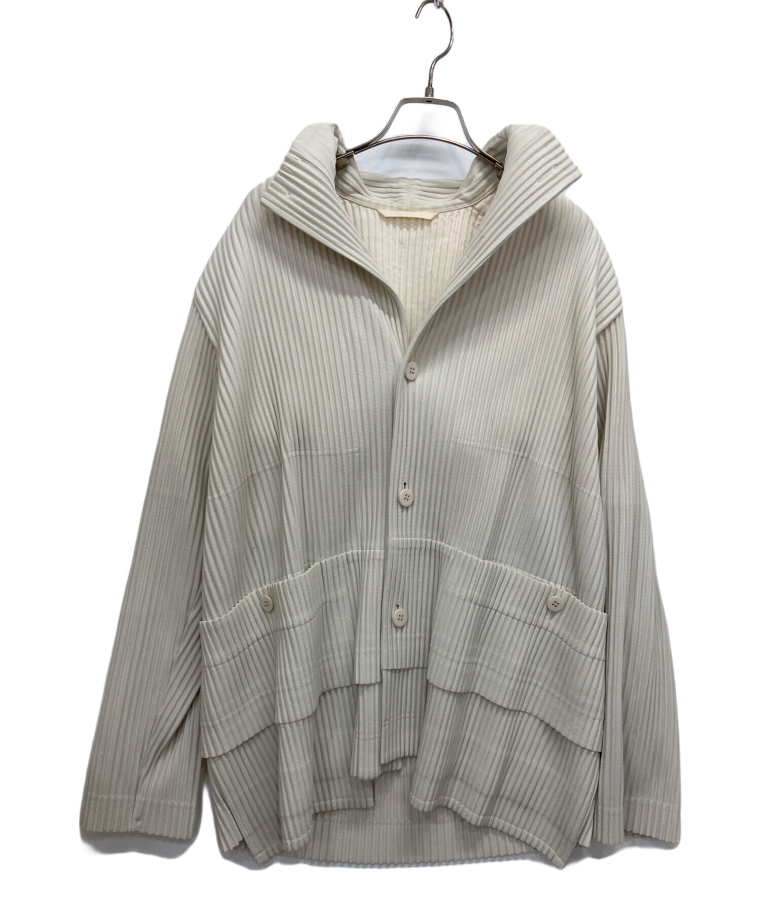 HOMME PLISSE ISSEY MIYAKE(オムプリッセイッセイミヤケ) WINDSWEPT PLAID T-SHIRT メンズ JPN：3 【中古】【ブランド古着バズストア】 中古・古着通販】HOMME PLISSE ISSEY MIYAKE (オム プリッセ イッセイ