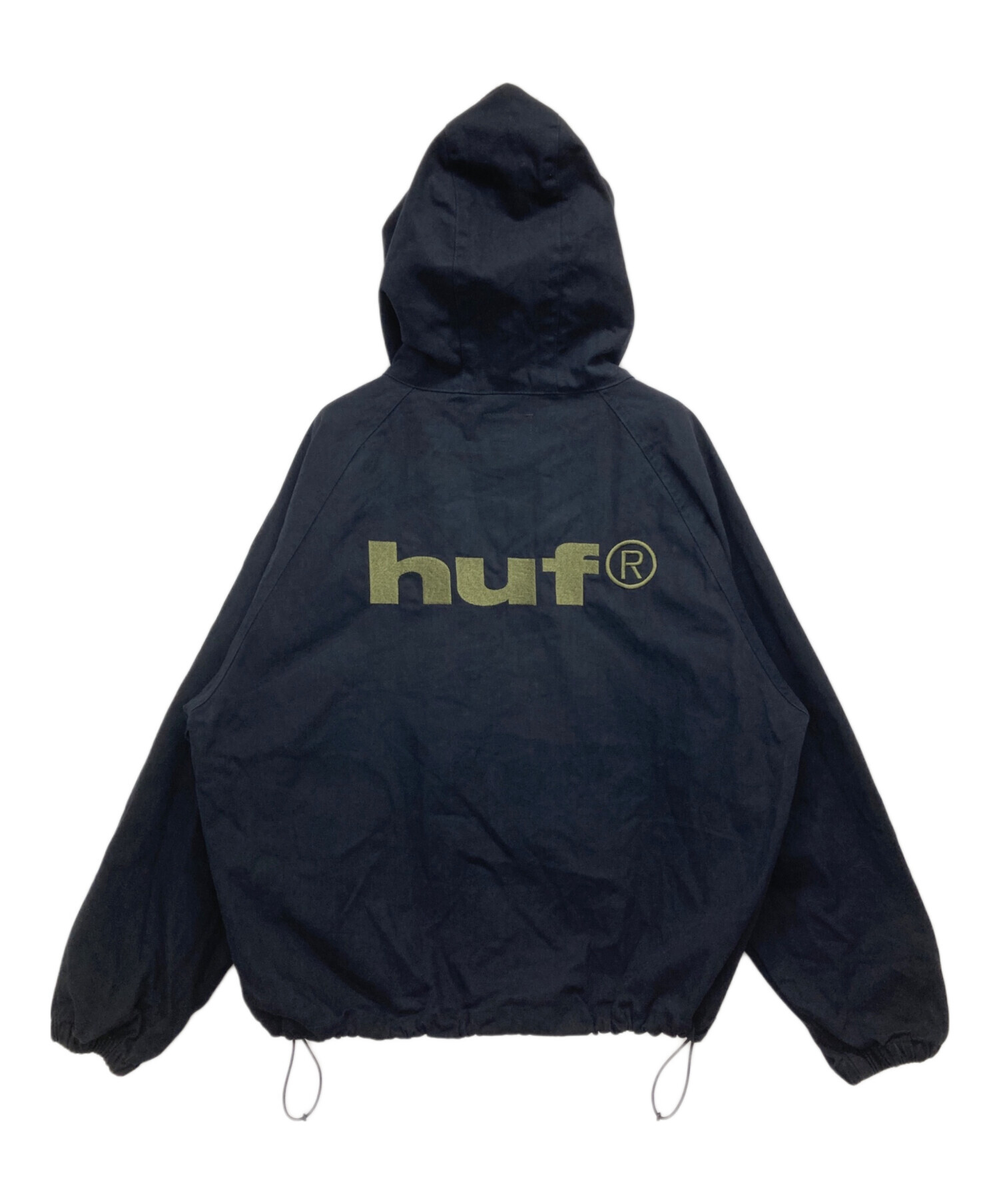 中古・古着通販】HUF (ハフ) eightynine HOODED JACKET ブラック