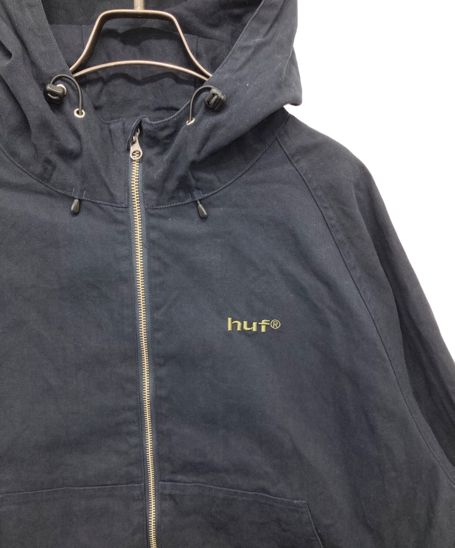 中古・古着通販】HUF (ハフ) eightynine HOODED JACKET ブラック