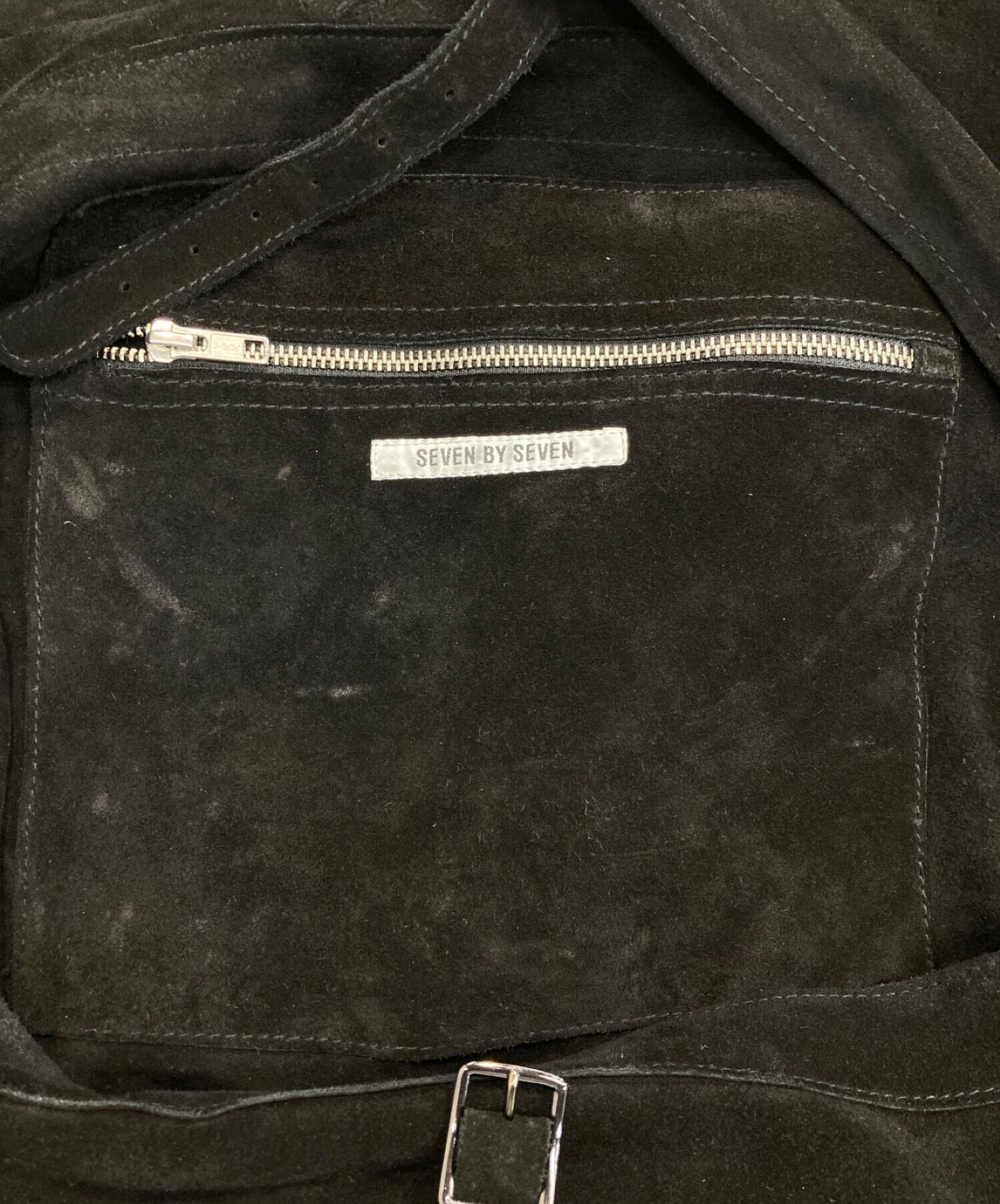 中古・古着通販】seven by seven (セブンバイセブン) LEATHER SHOULDER 