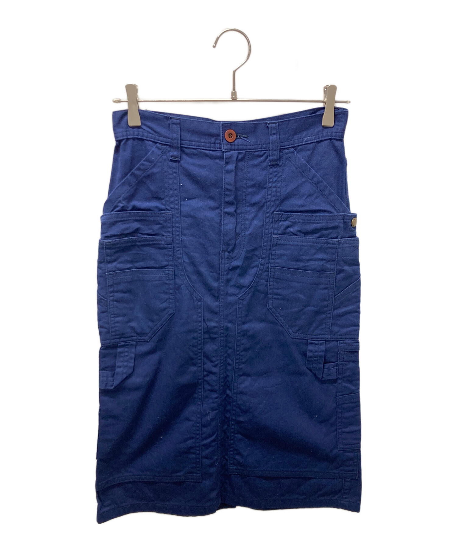 極美品 ジュンヤワタナベ コムデギャルソン プリーツジャンパースカート ブルー 中古・古着通販】COMME des GARCONS JUNYA WATANABE MAN (コム デ