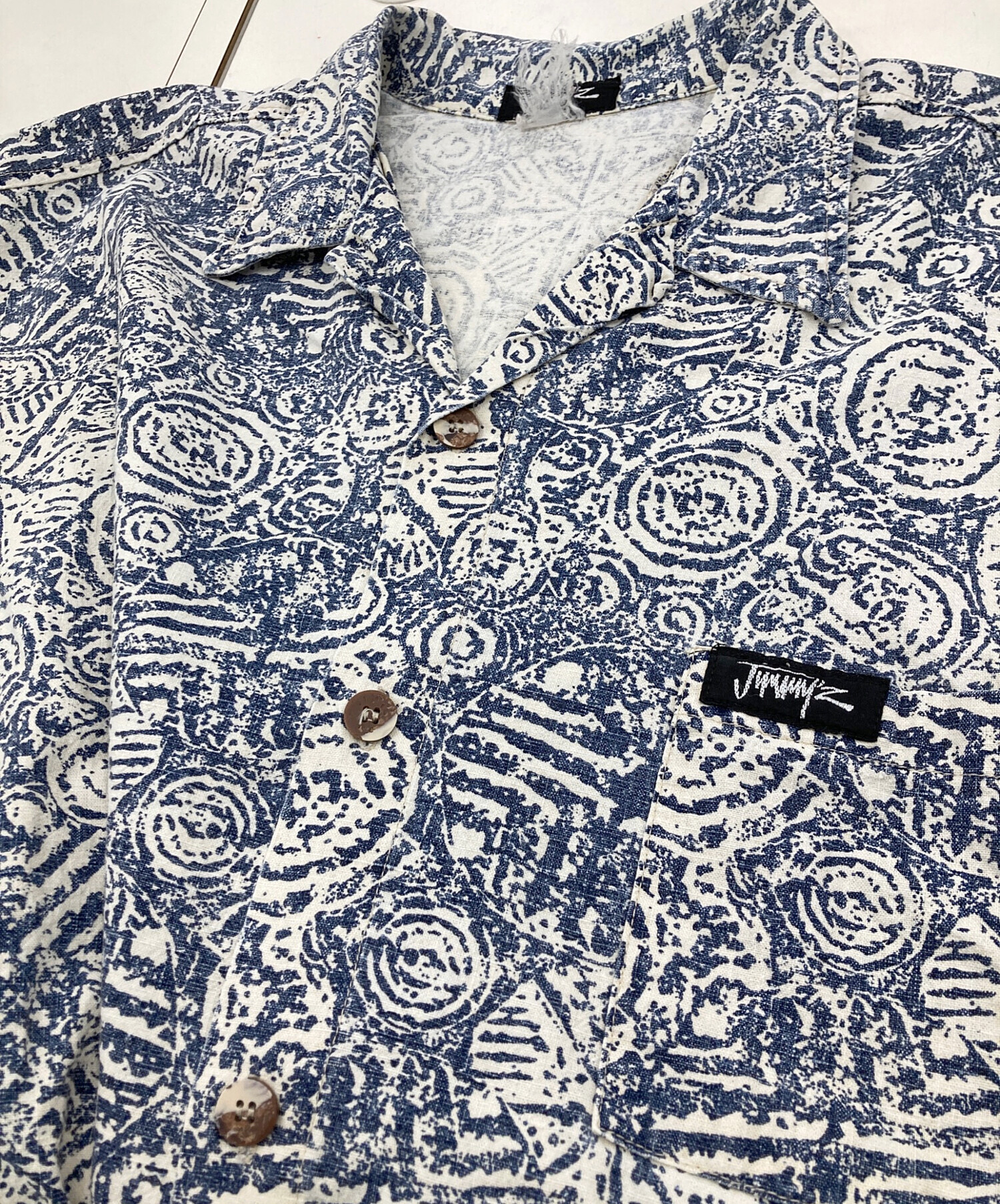 英*樹様 古い商品 中古・古着通販】JIMMY'Z (ジミーズ) 80sオープンカラーシャツ ブルー