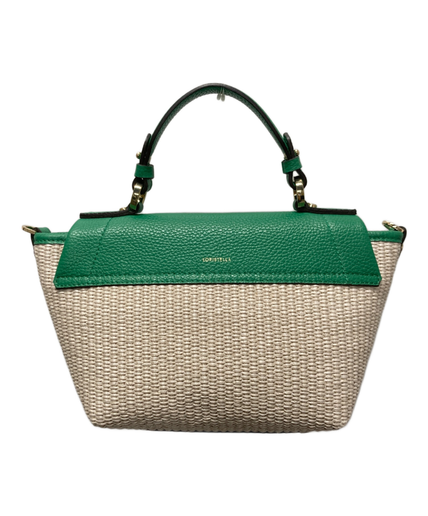 中古・古着通販】LORISTELLA (ロリステッラ) レザーコンビカゴバッグ