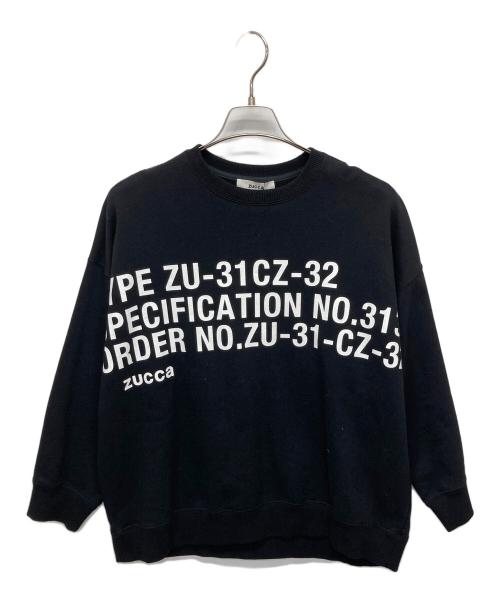 中古・古着通販】ZUCCA (ズッカ) スウェット ブラック サイズ:M