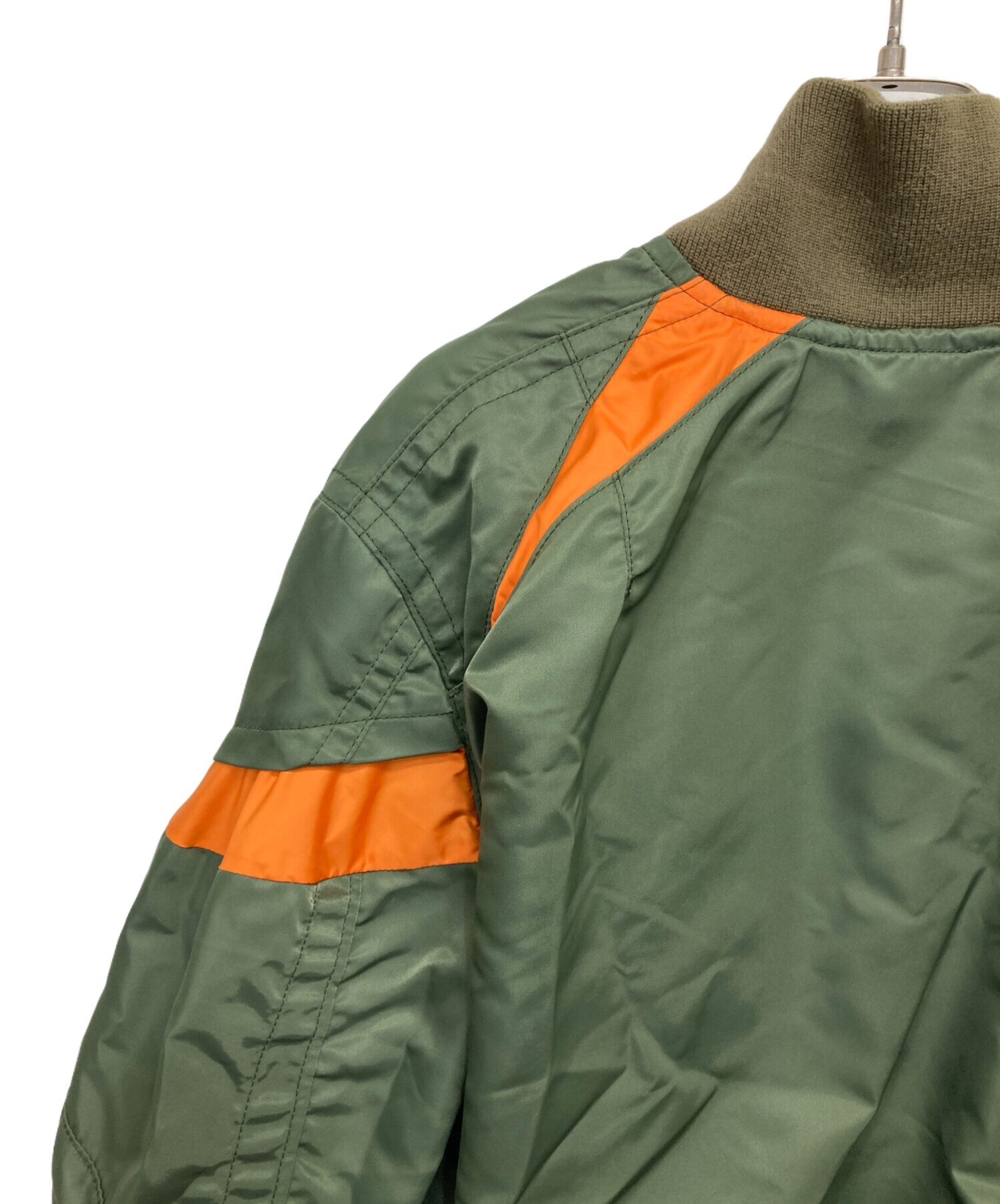 中古・古着通販】sacai (サカイ) Nylon Twill Blouson カーキ サイズ:1