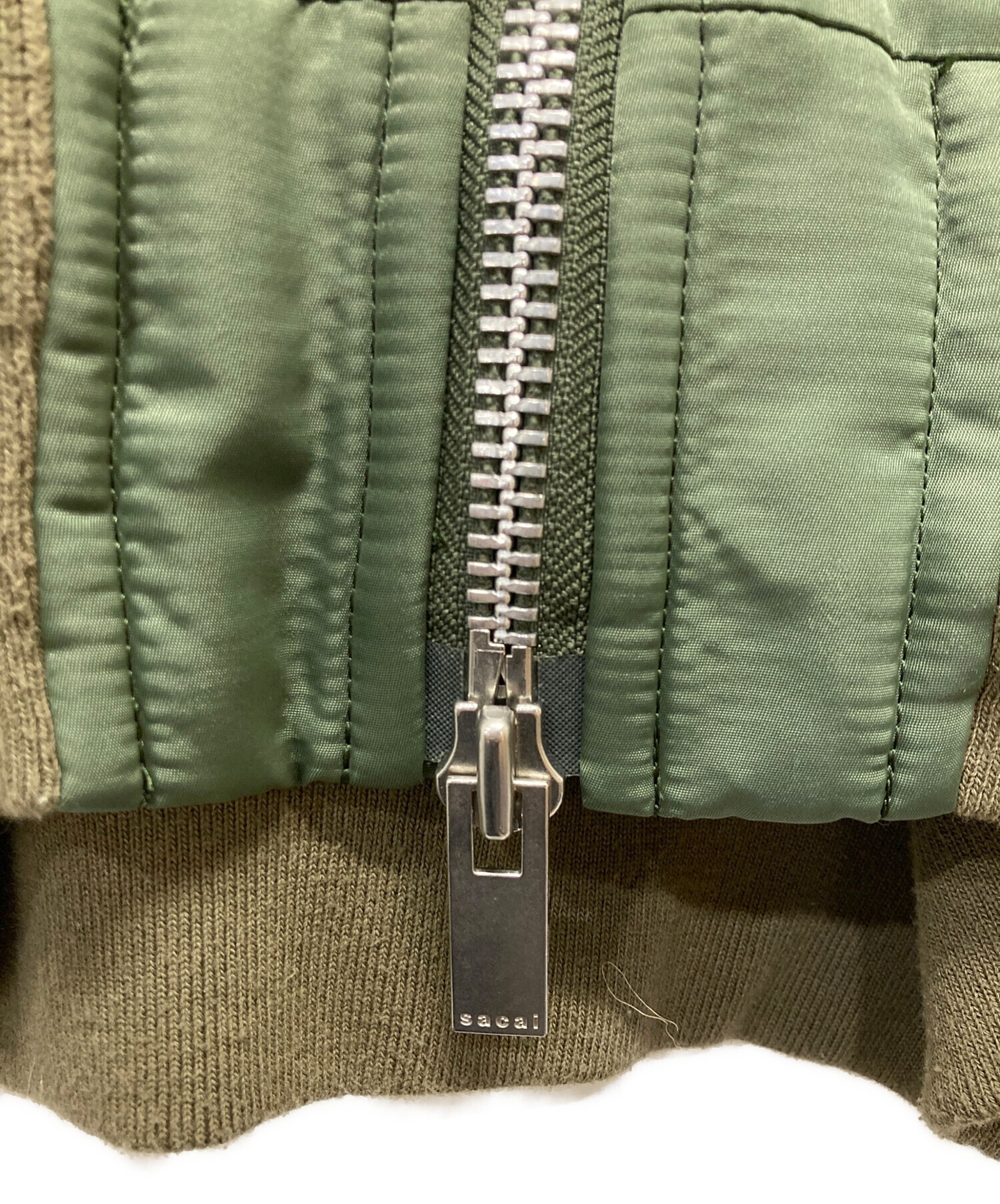中古・古着通販】sacai (サカイ) Nylon Twill Blouson カーキ サイズ:1