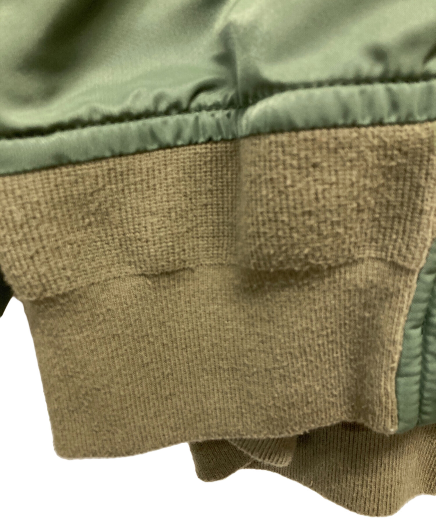 中古・古着通販】sacai (サカイ) Nylon Twill Blouson カーキ サイズ:1