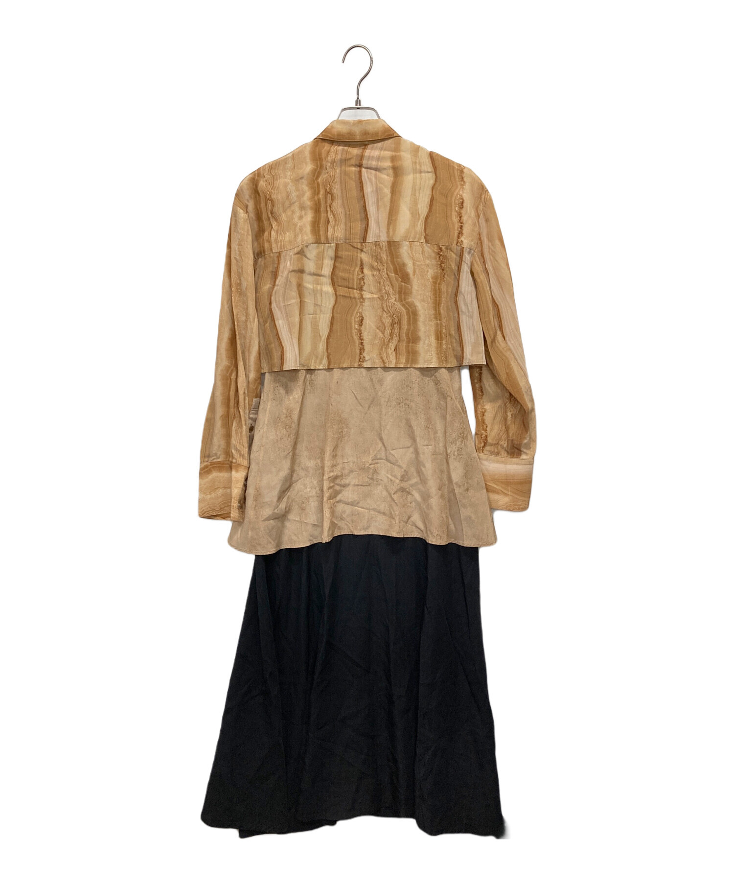中古・古着通販】AKIRA NAKA (アキラナカ) Marble tiered dress 中古・古着通販】AKIRA NAKA (アキラナカ) Marble tiered dress