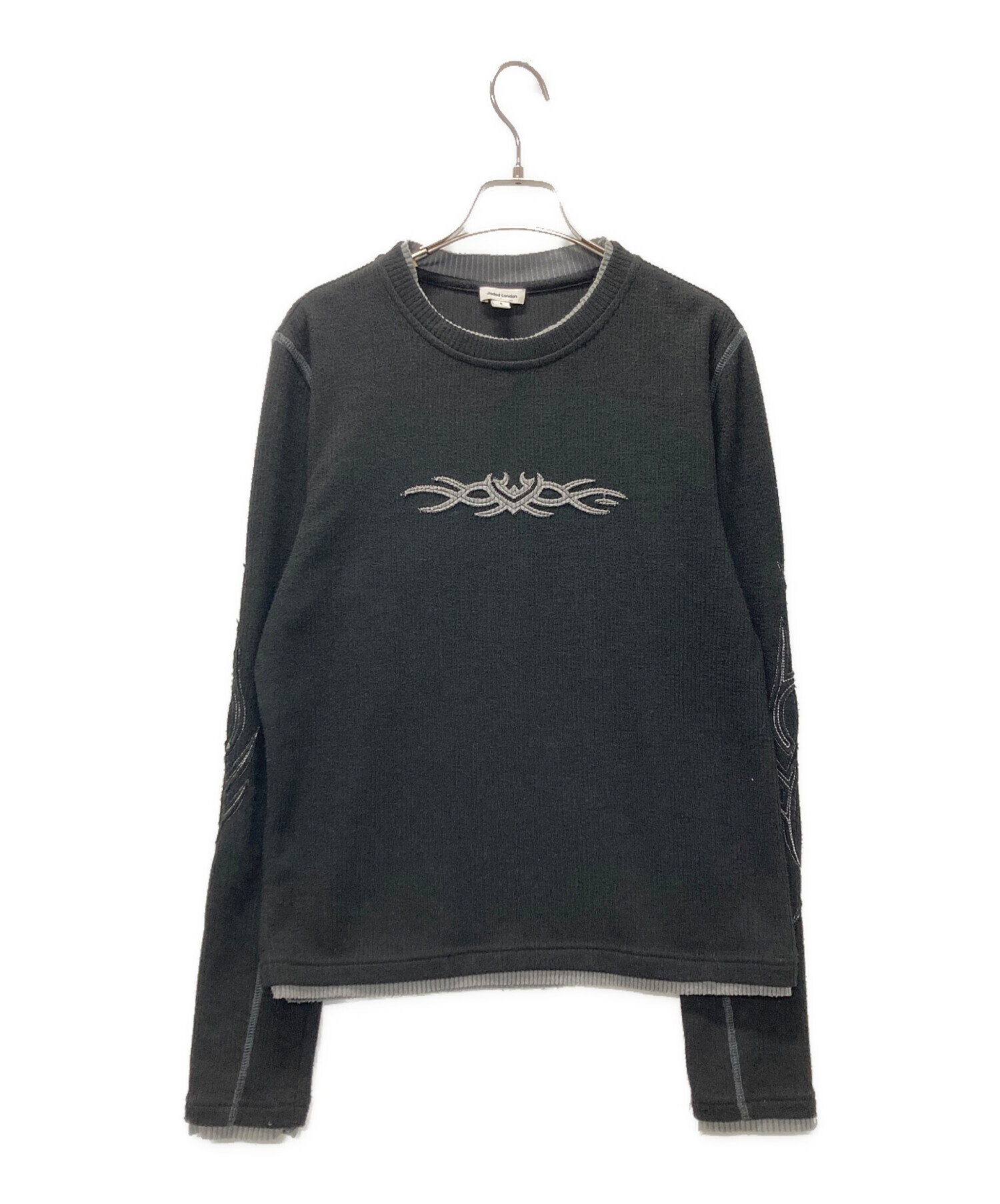 Jaded London ブラック 長袖カットソー S 中古・古着通販】Jaded London (ジェイデッドロンドン) 長袖カットソー