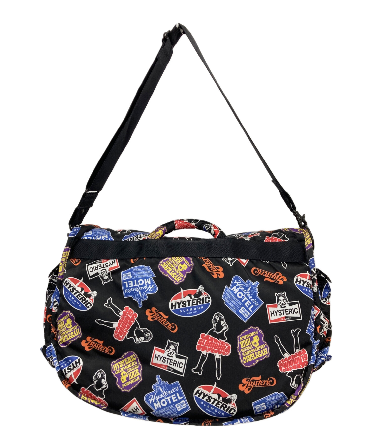 【限定】PORTER × HYSTERIC GLAMOUR メッセンジャーバッグ 中古・古着通販】Hysteric Glamour (ヒステリックグラマー) PORTER